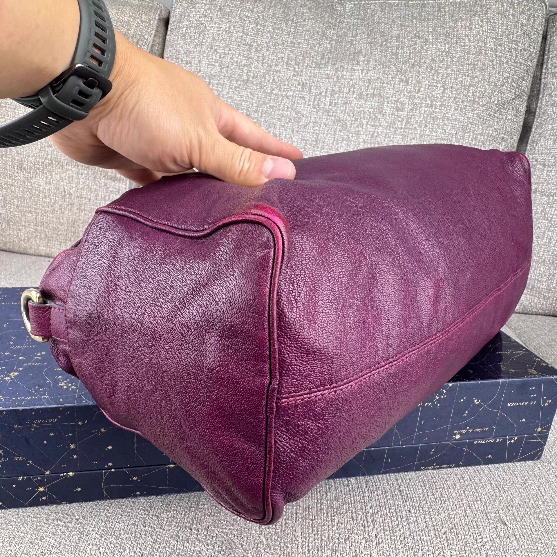 Loewe Loewe genuine leather women's handbag No shoulder strap Ｑ27 Size ONE SIZE - 6 Thumbnail