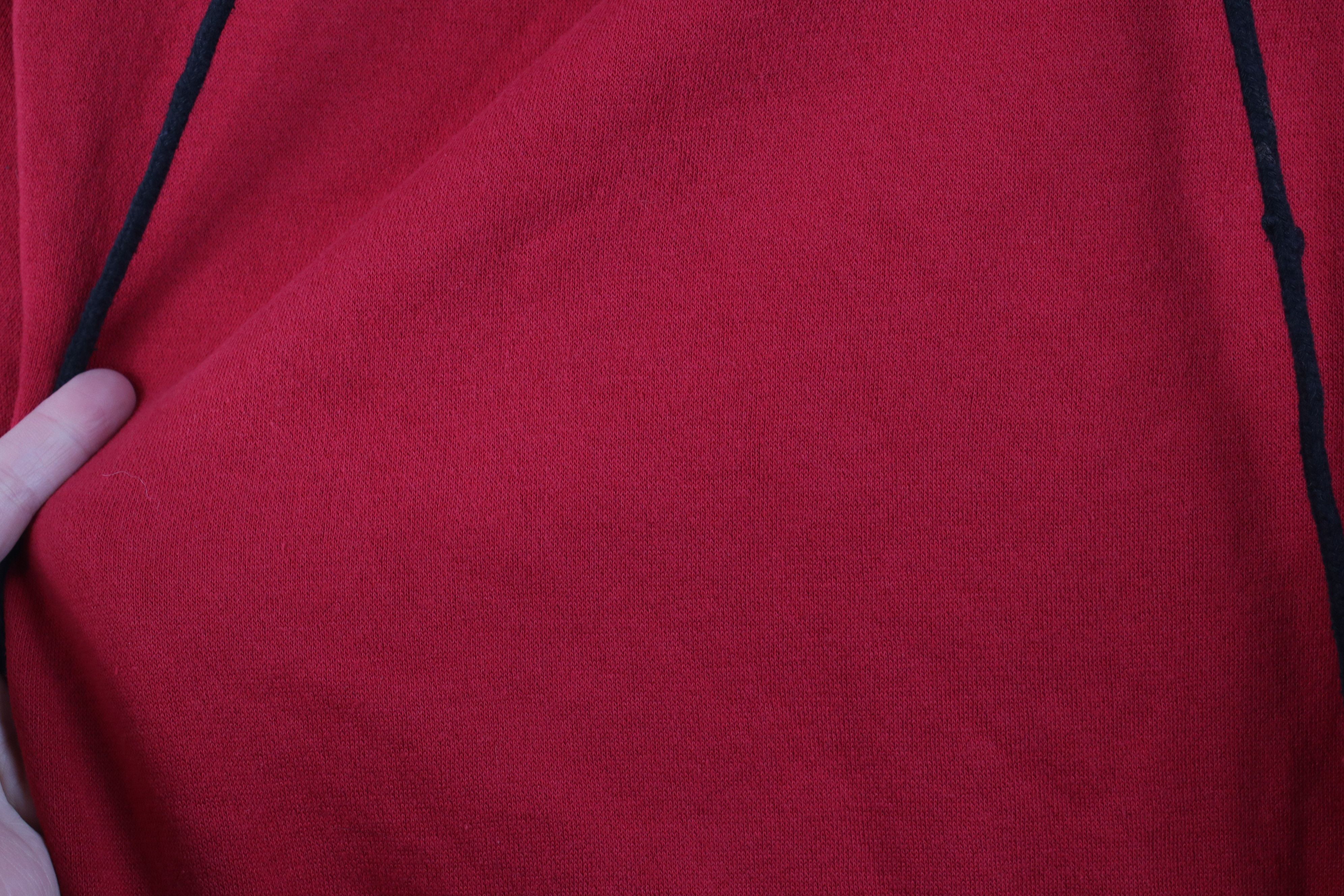 Vintage Vintage Y2K Streetwear Blend Blank Hoodie Sweatshirt Red Size US L / EU 52-54 / 3 - 6 Thumbnail