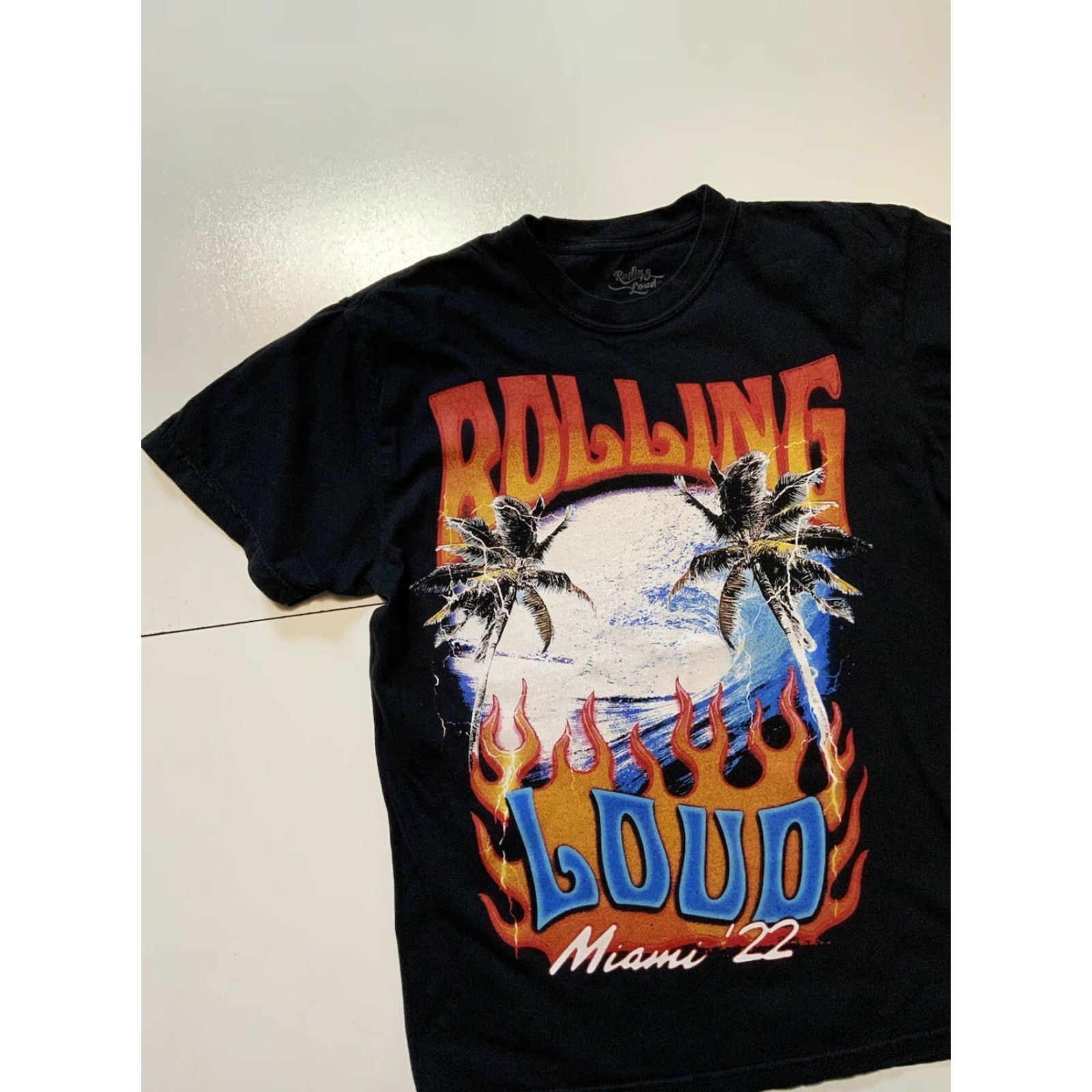 Vintage VINTAGE Rolling Loud T-Shirt Men Black Size M Kanye Playboi Carti Kendrick Lamar Lineup Sz. M Mens Size US M / EU 48-50 / 2 - 3 Thumbnail