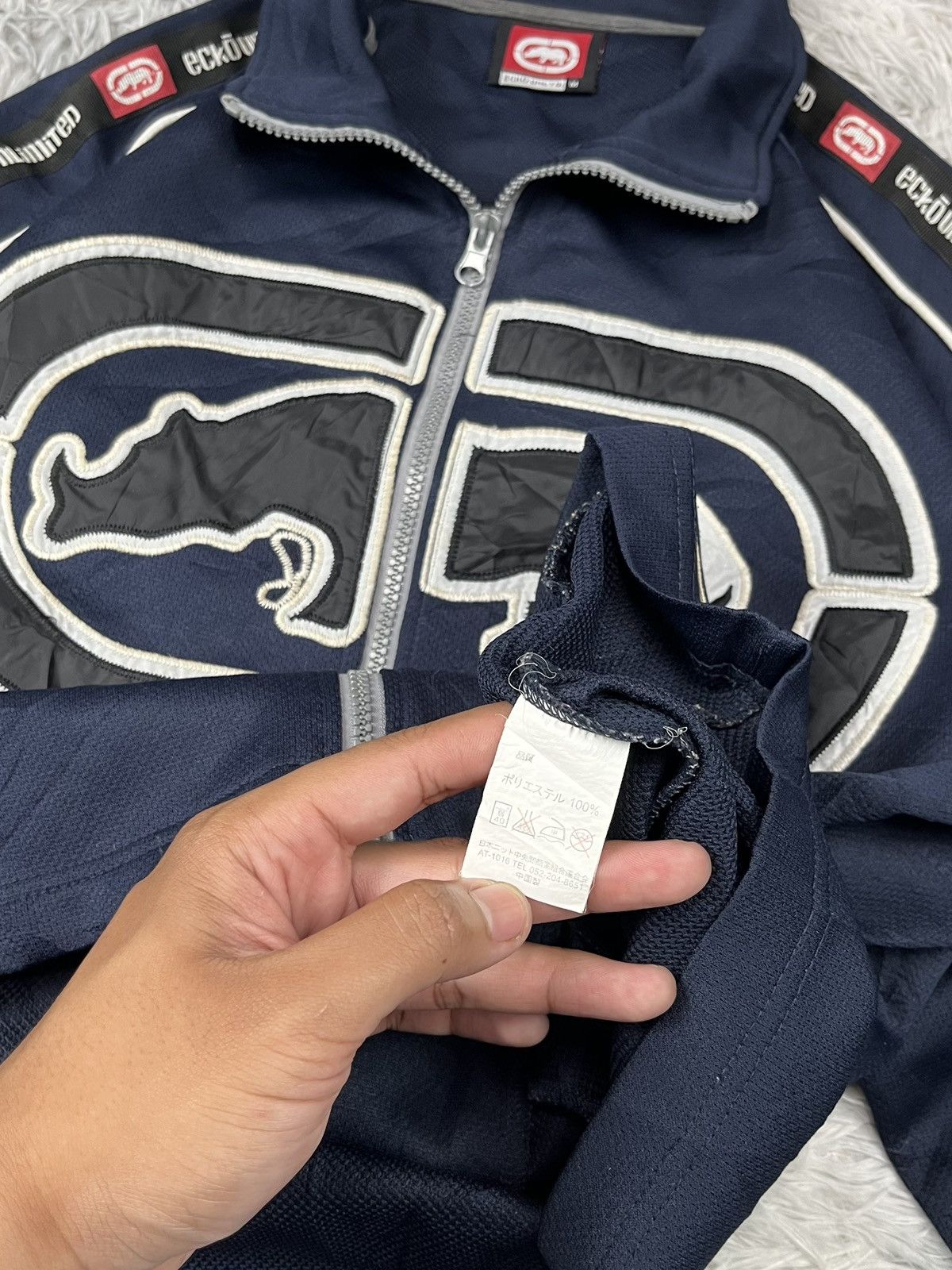 Ecko Unltd. Vintage Ecko unltd jacket big logo trak Full zip Size US M / EU 48-50 / 2 - 7 Thumbnail