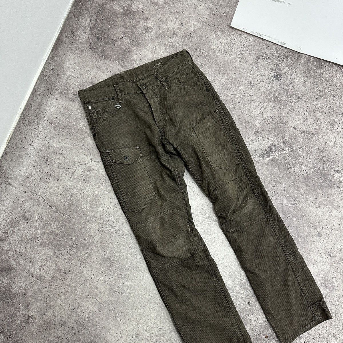 G-Star Vintage 00s GStar Raw washed Cargo pants japanese y2k og Size US 33 - 5 Thumbnail