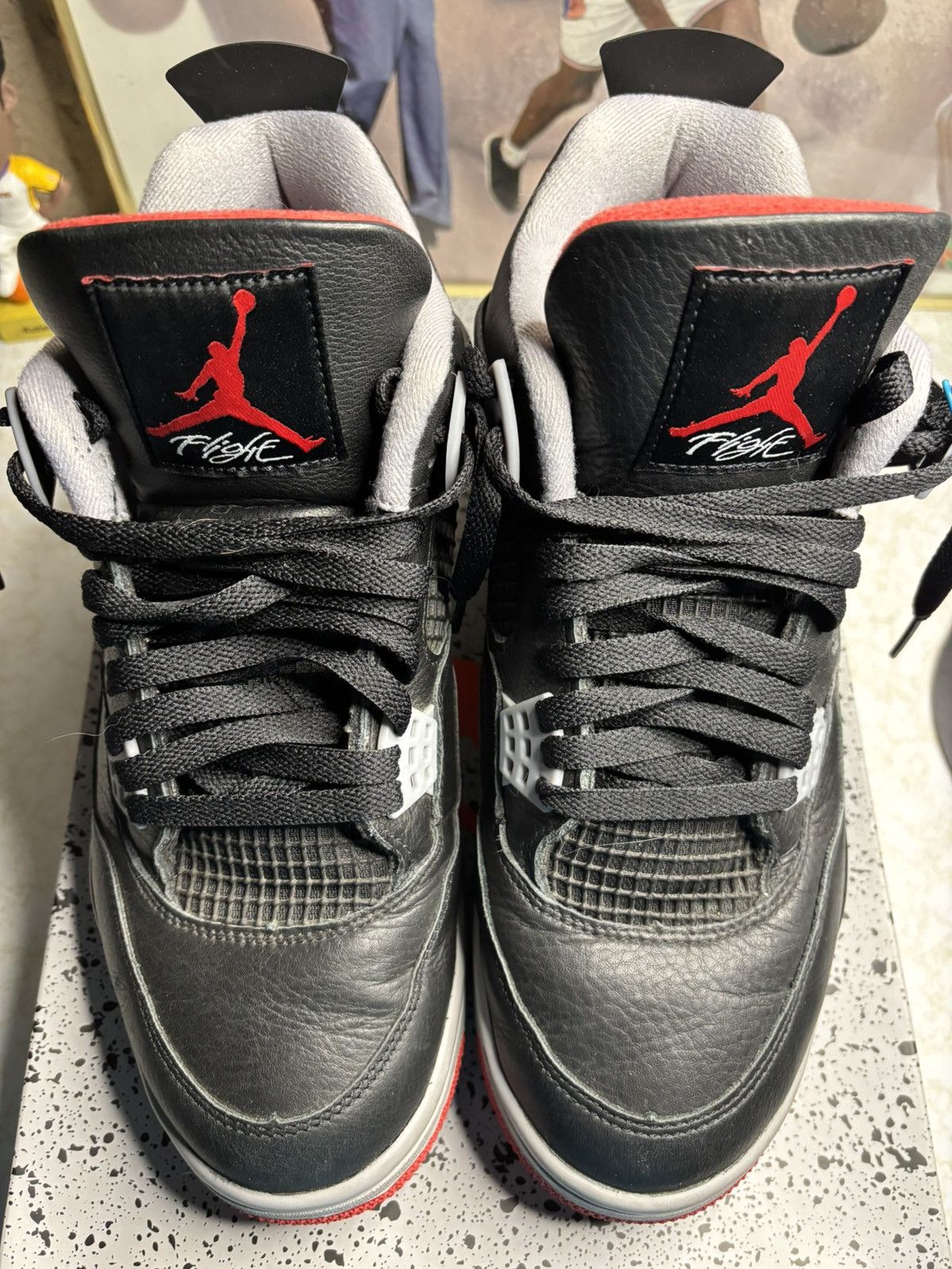Jordan Brand Air Jordan 4 Retro Bred 2024 Size US 10 / EU 43 - 2 Thumbnail