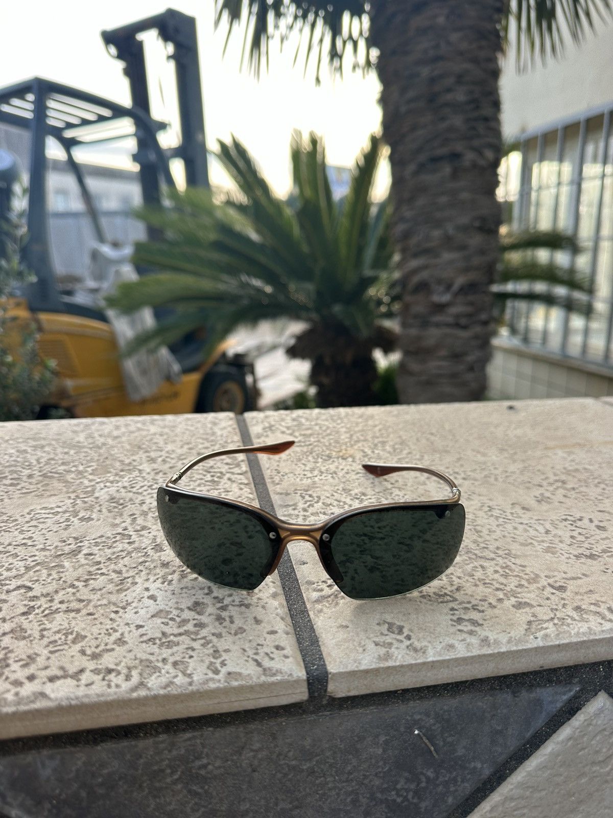 Prada Prada Sunglasses Brown Size ONE SIZE - 2 Thumbnail
