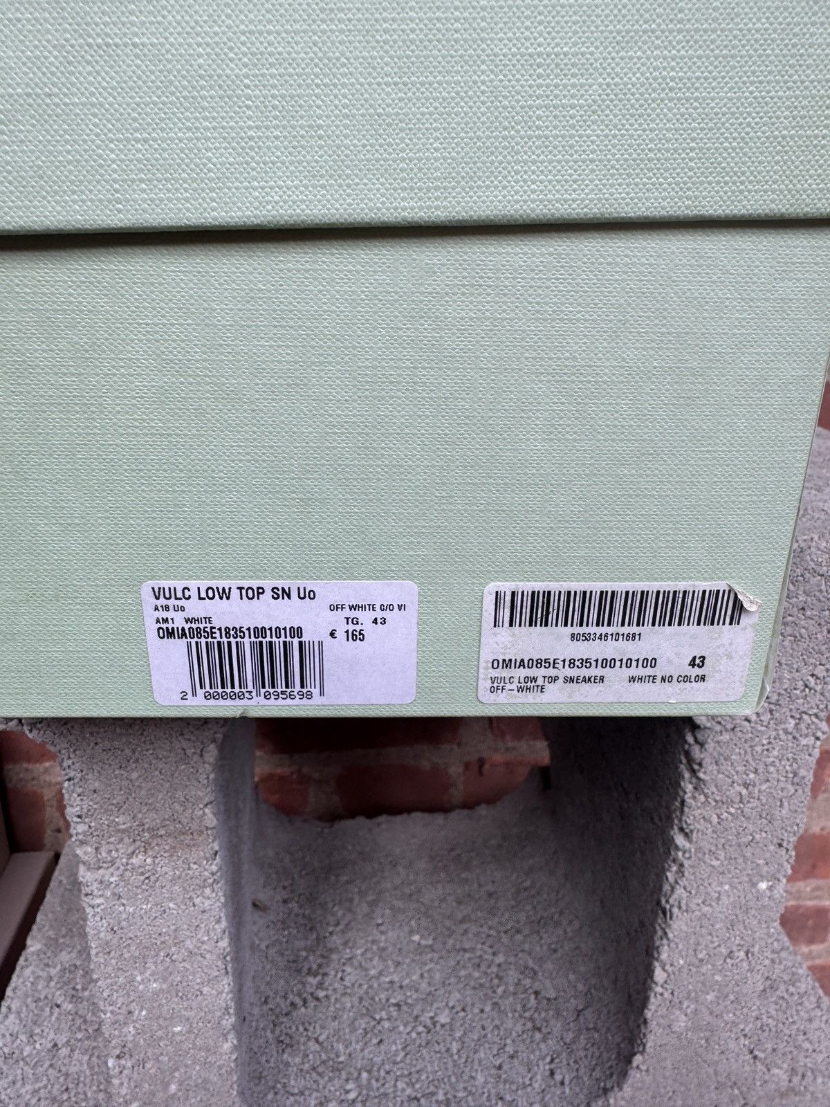 Off-White × Virgil Abloh Off-white vulcanized canvas sneaker Size US 10 / EU 43 - 15 Thumbnail