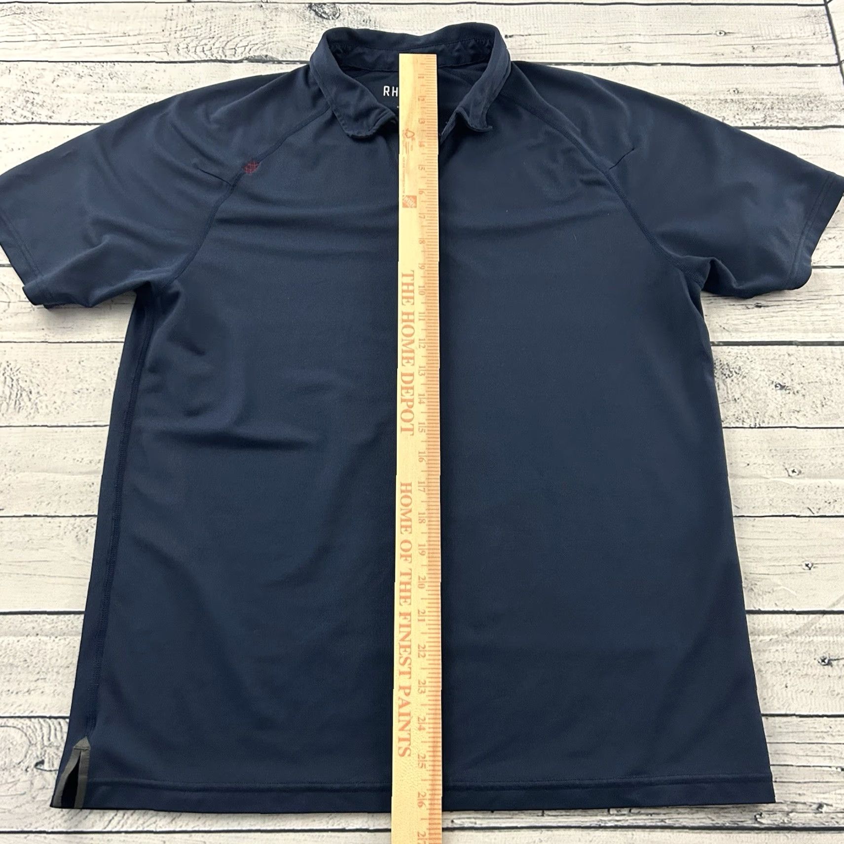 Rhone Rhone Short Sleeve Button-Up Golf Polo Shirt Men M Dark Blue Size US M / EU 48-50 / 2 - 4 Thumbnail