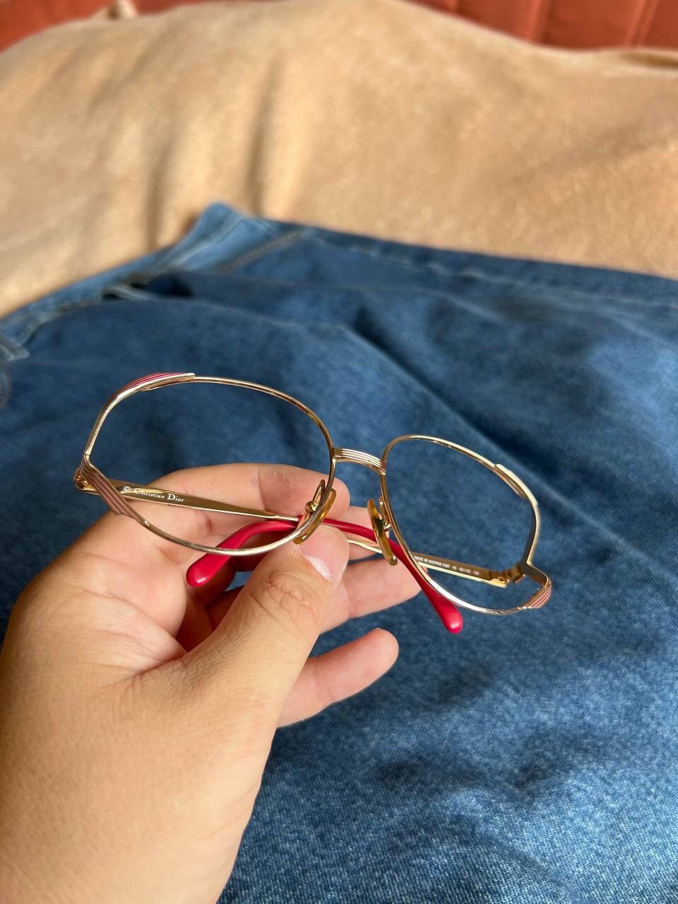 Dior × Vintage Vintage Christian Dior '80s Eyeglasses Frame Made In Austria Size ONE SIZE - 3 Thumbnail