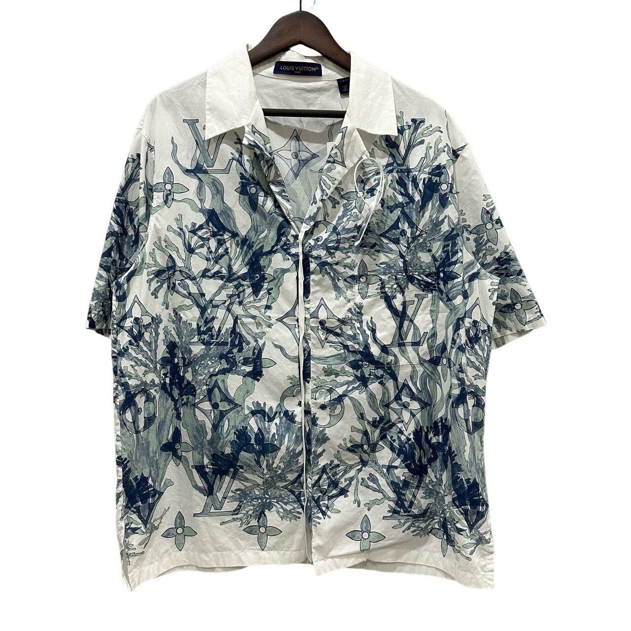 Louis Vuitton Louis Vuitton Monogram Seaweed Print Shirt XXL Size US XXL / EU 58 / 5 - 1 Thumbnail