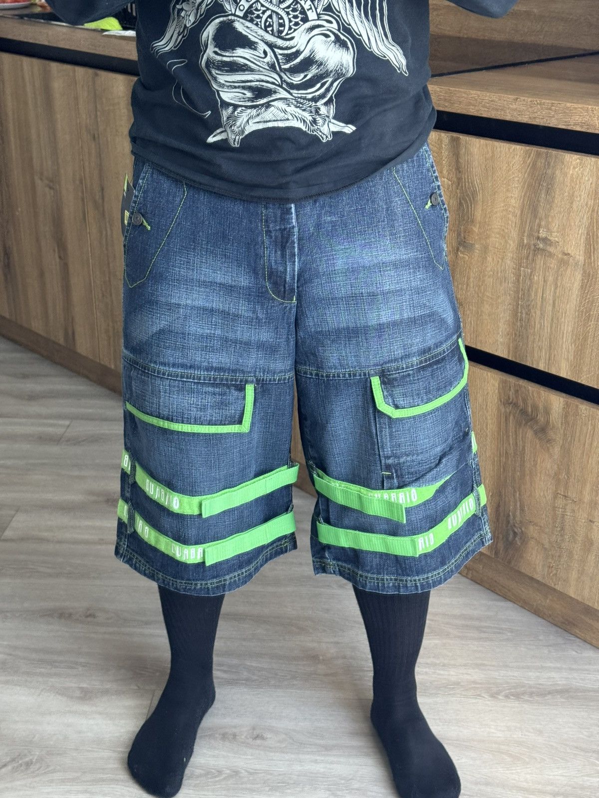 Marithe + Francois Girbaud Vintage Marithe Francois Girbaud Parachute Cargo Shorts Size US 34 / EU 50 - 12 Thumbnail