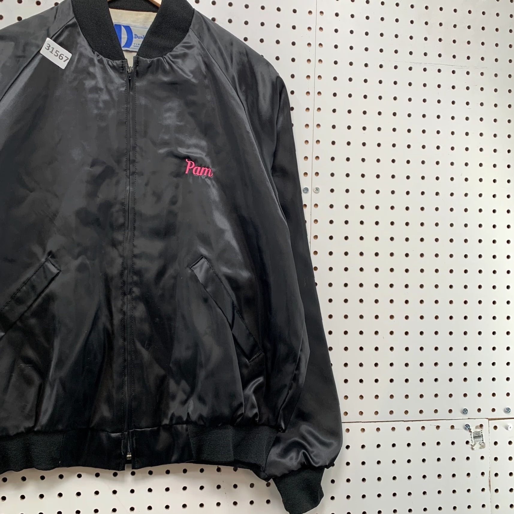 Dunbrooke VINTAGE Dunbrooke Jacket Mens L Black Satin Nylon Bomber USA 80s 90s Size US L / EU 52-54 / 3 - 5 Thumbnail