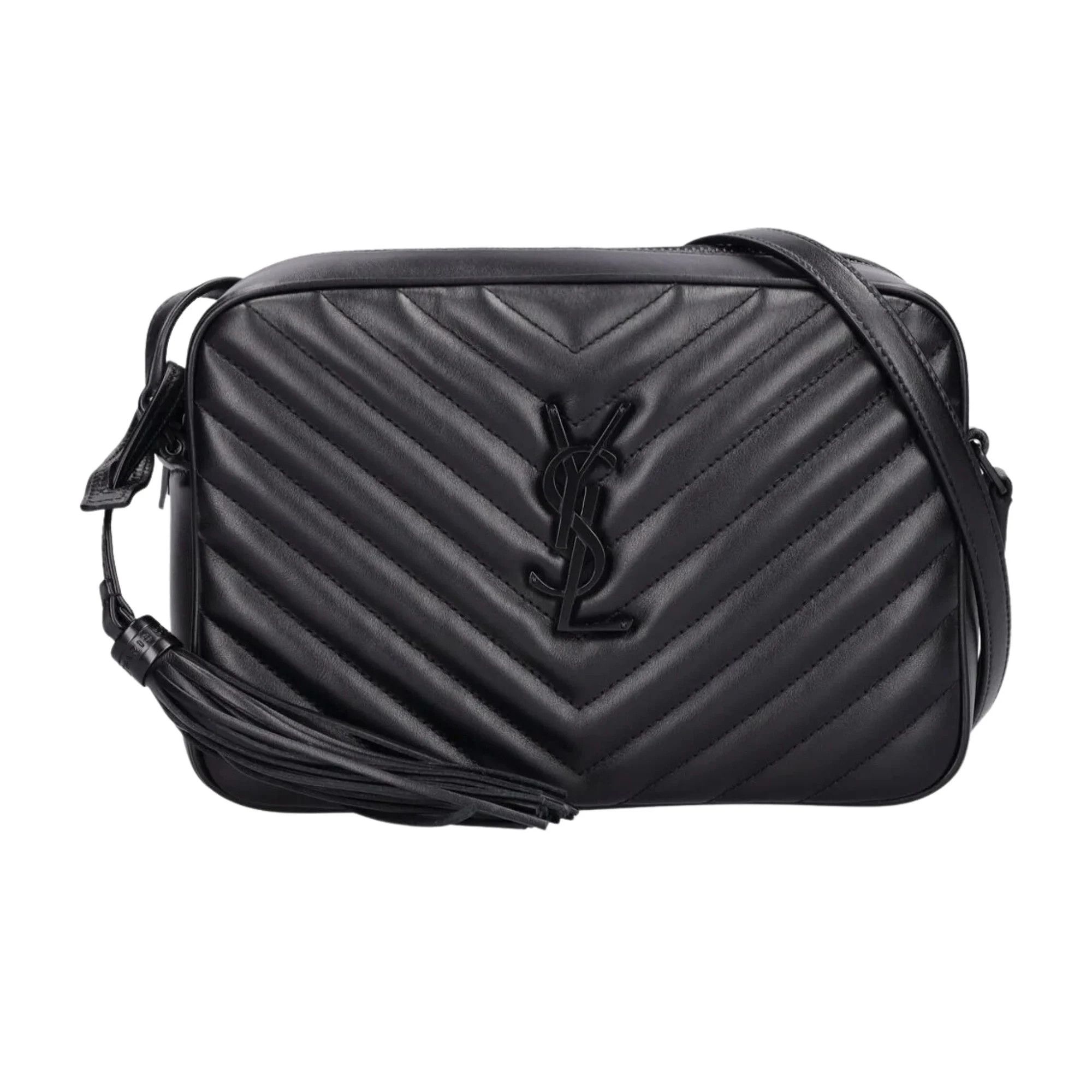 Saint Laurent Paris o1s1wg111124 Size: OS / Lou Camera Bag Leather in Black Size ONE SIZE - 3 Thumbnail