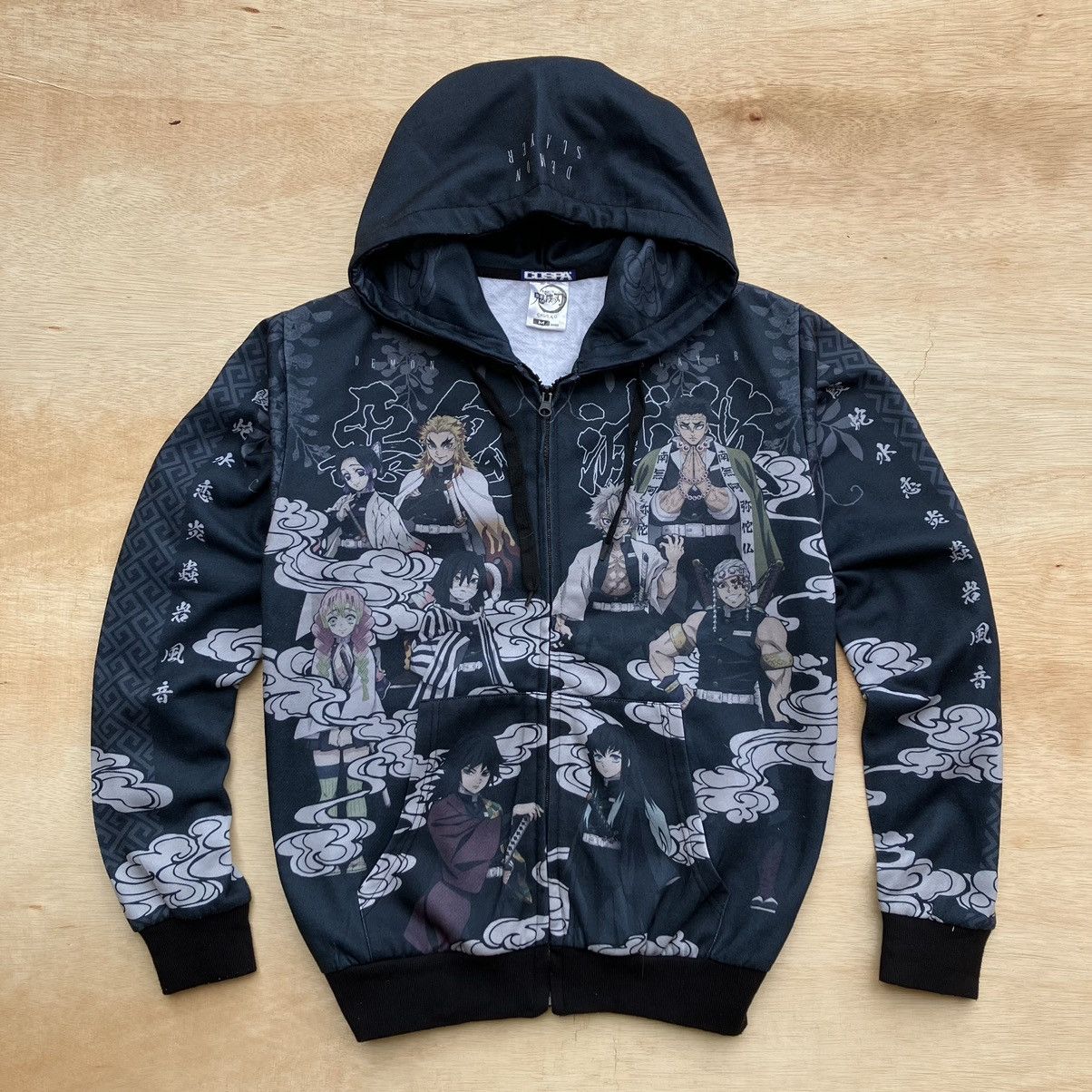 Demon × Japanese Brand DEMON SLAYER ALL OVER PRINT ZIP HOODIE by COSPA Size US M / EU 48-50 / 2 - 1 Thumbnail
