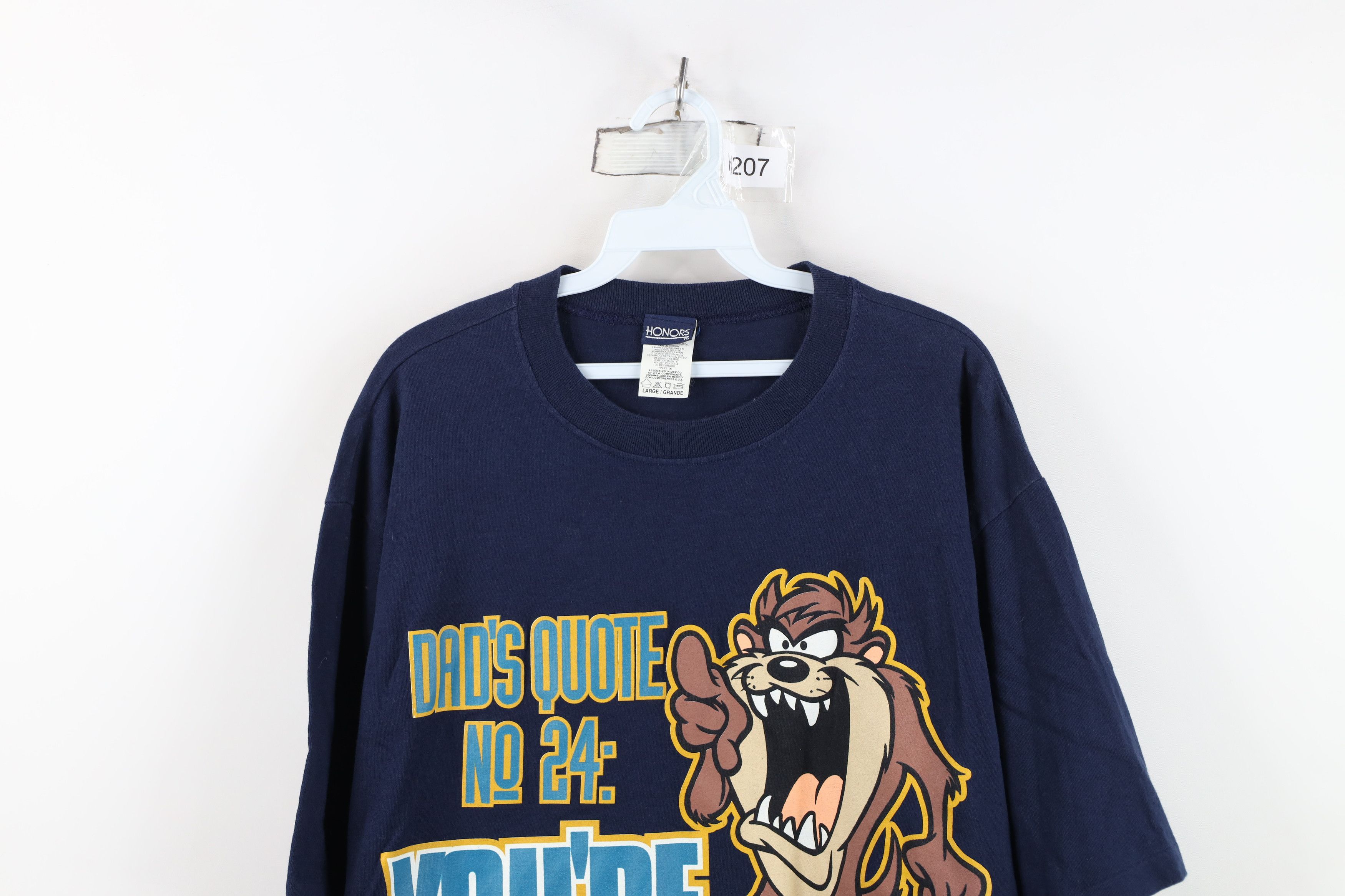 Vintage Vintage 90s Looney Tunes Tazmanian Devil Dad You're T-Shirt Size US L / EU 52-54 / 3 - 2 Thumbnail