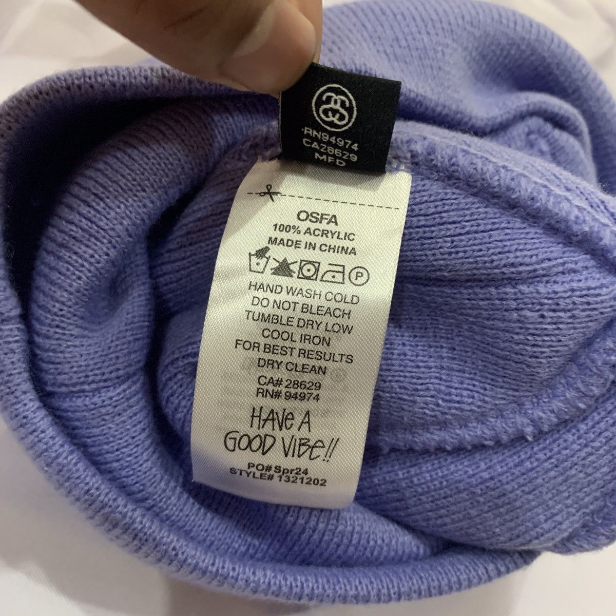 Stussy × Vintage Stussy Stitch Basic Logo Skullcap Size ONE SIZE - 4 Thumbnail