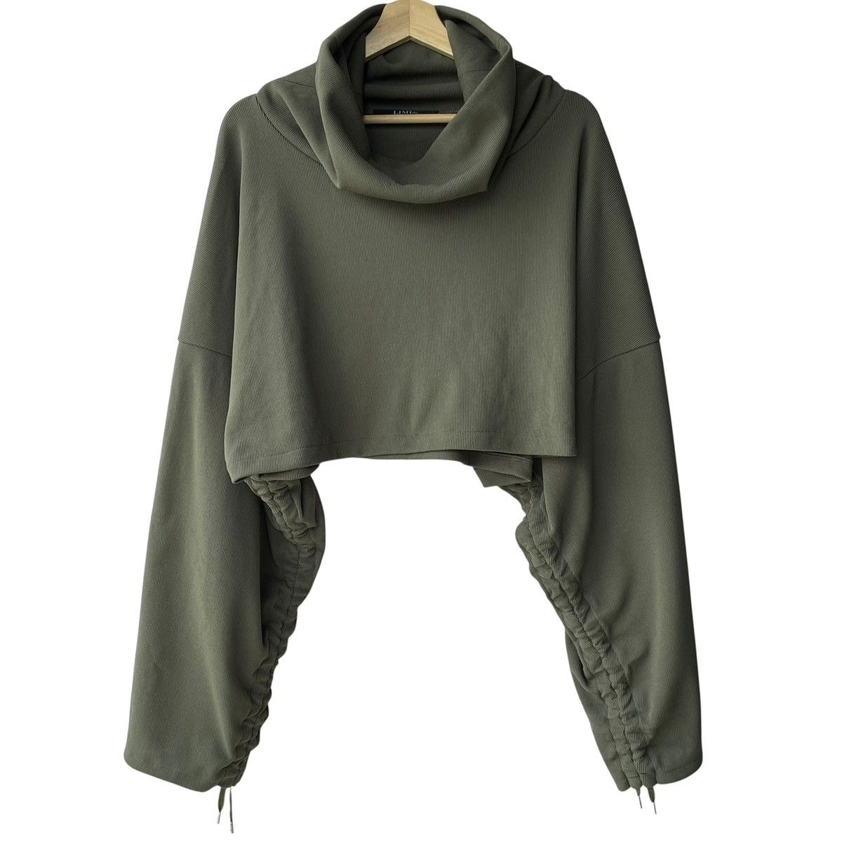 Limi Feu Limi Feu Japan Yohji Yamamoto Oversize Crop Top Size ONE SIZE - 3 Thumbnail