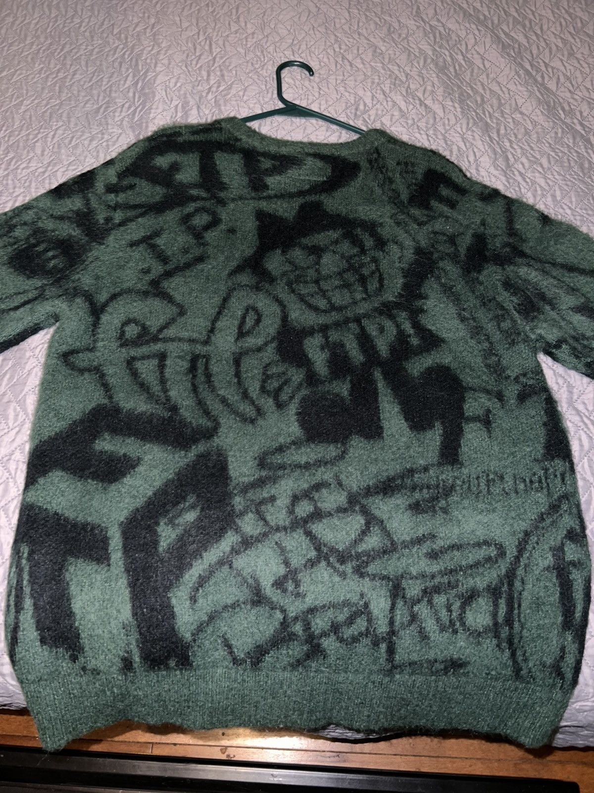 Fuck The Population FTP Archive Mohair sweater - Green Size US M / EU 48-50 / 2 - 6 Thumbnail