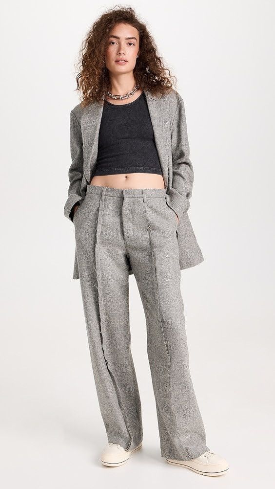 R13 Exposed seam trouser. 32 Size 32" / US 10 / IT 46 - 10 Thumbnail