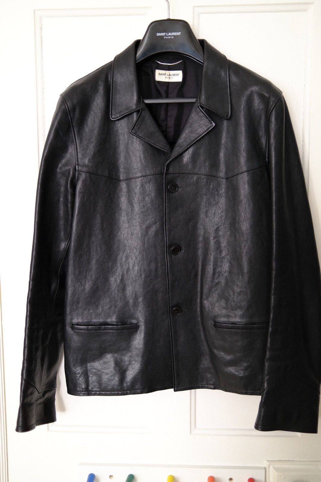 Saint Laurent - Hedi Slimane - Black Leather Jacket