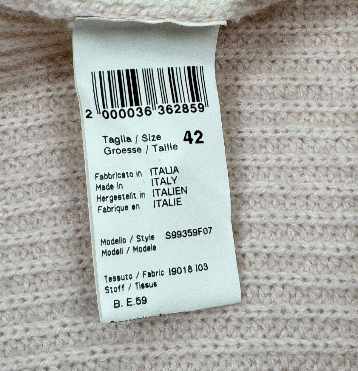 Peserico Peserico Knit Sweater Wool-Silk-Cashmere size 42 Size M / US 6-8 / IT 42-44 - 10 Thumbnail