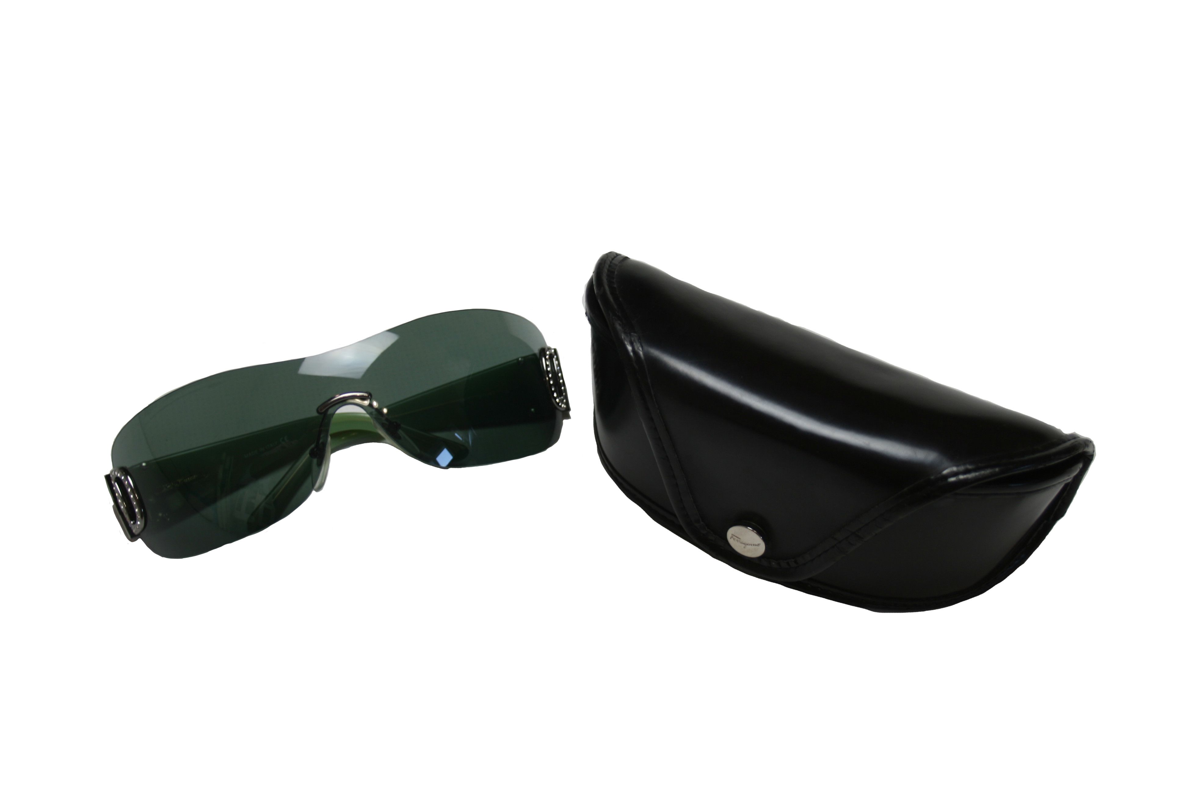 Salvatore Ferragamo 00S 1109 Shield Sunglasses Vintage Size ONE SIZE - 1 Thumbnail
