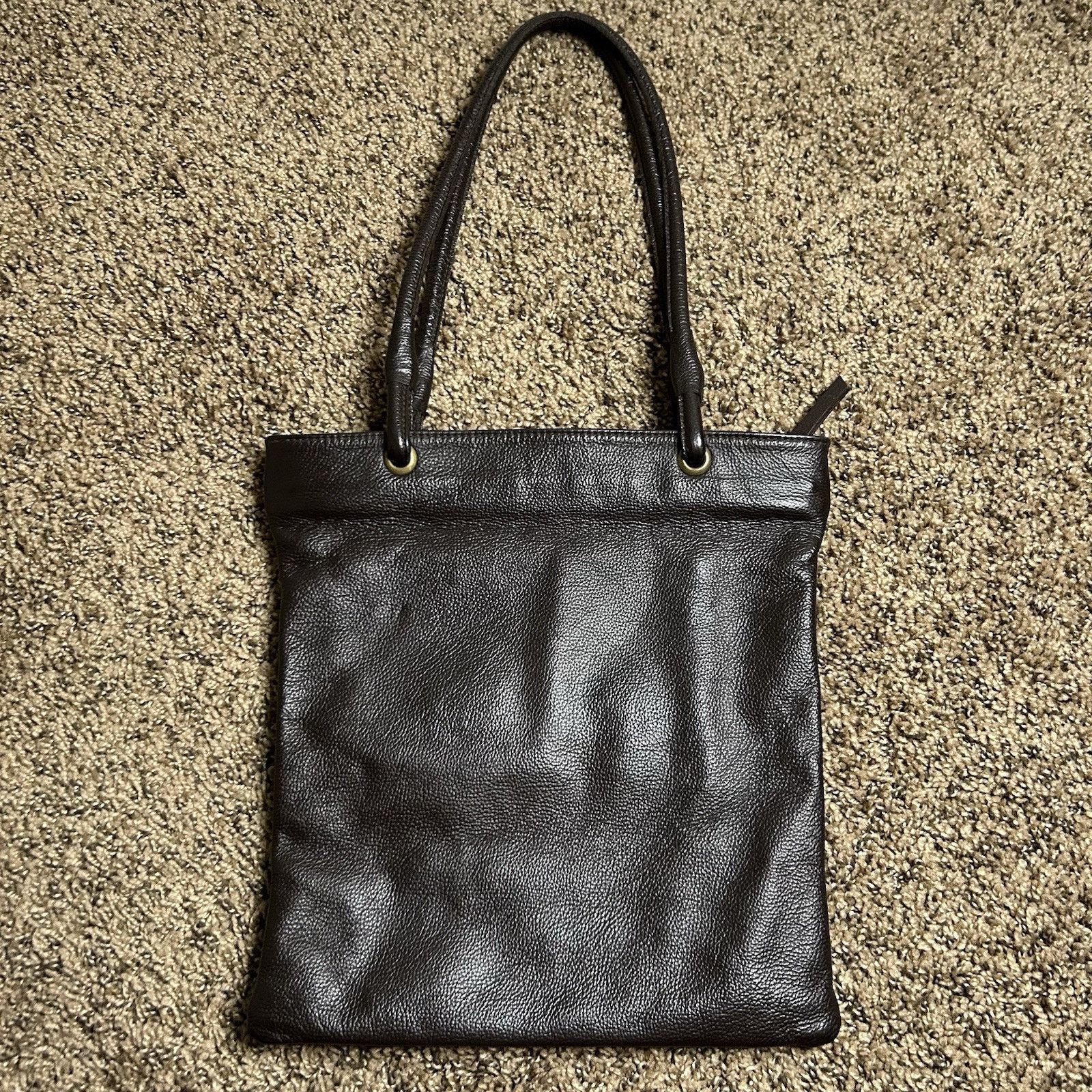 Other Arturo Martinez Handbag Chocolate Leather Floral Purse Size ONE SIZE - 3 Thumbnail