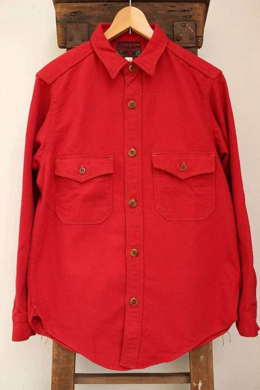 Freewheelers red heavy work shirt from freewheelers Size US M / EU 48-50 / 2 - 1 Thumbnail