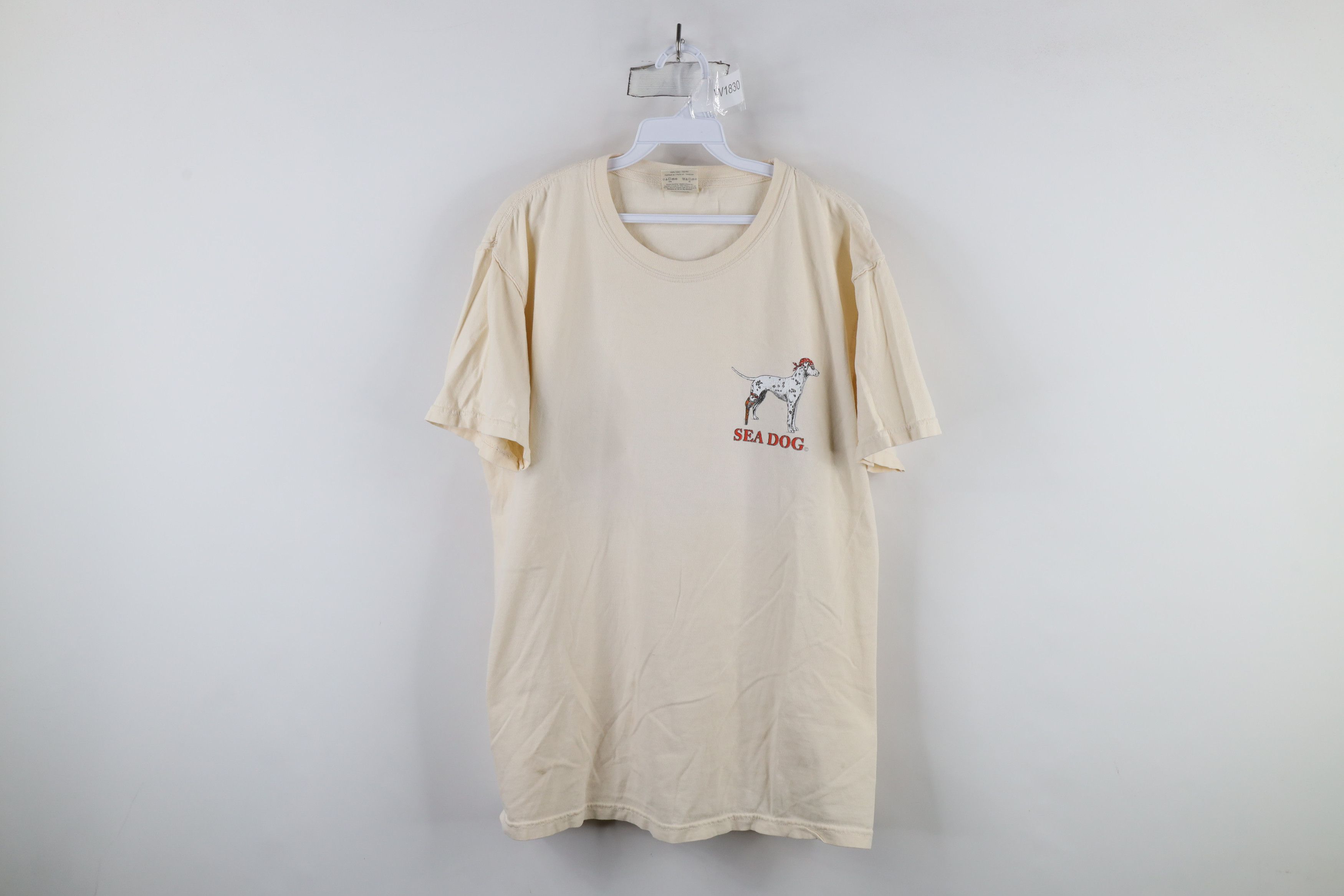 Vintage Vintage Y2K Streetwear Pinup Girl Pirate Skeleton T-Shirt Size US L / EU 52-54 / 3 - 1 Thumbnail