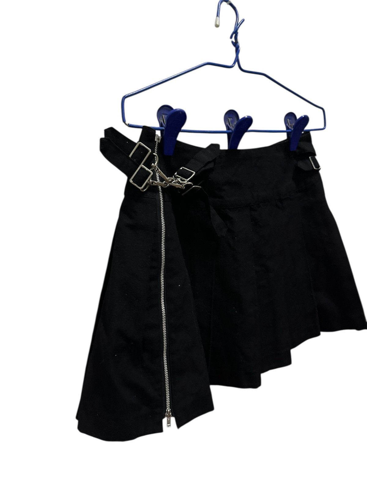 Seditionaries Vintage CHOOP Japanese Hypebeast Punk Goth Buckle Mini Skirt Size 28" / US 6 / IT 42 - 2 Thumbnail
