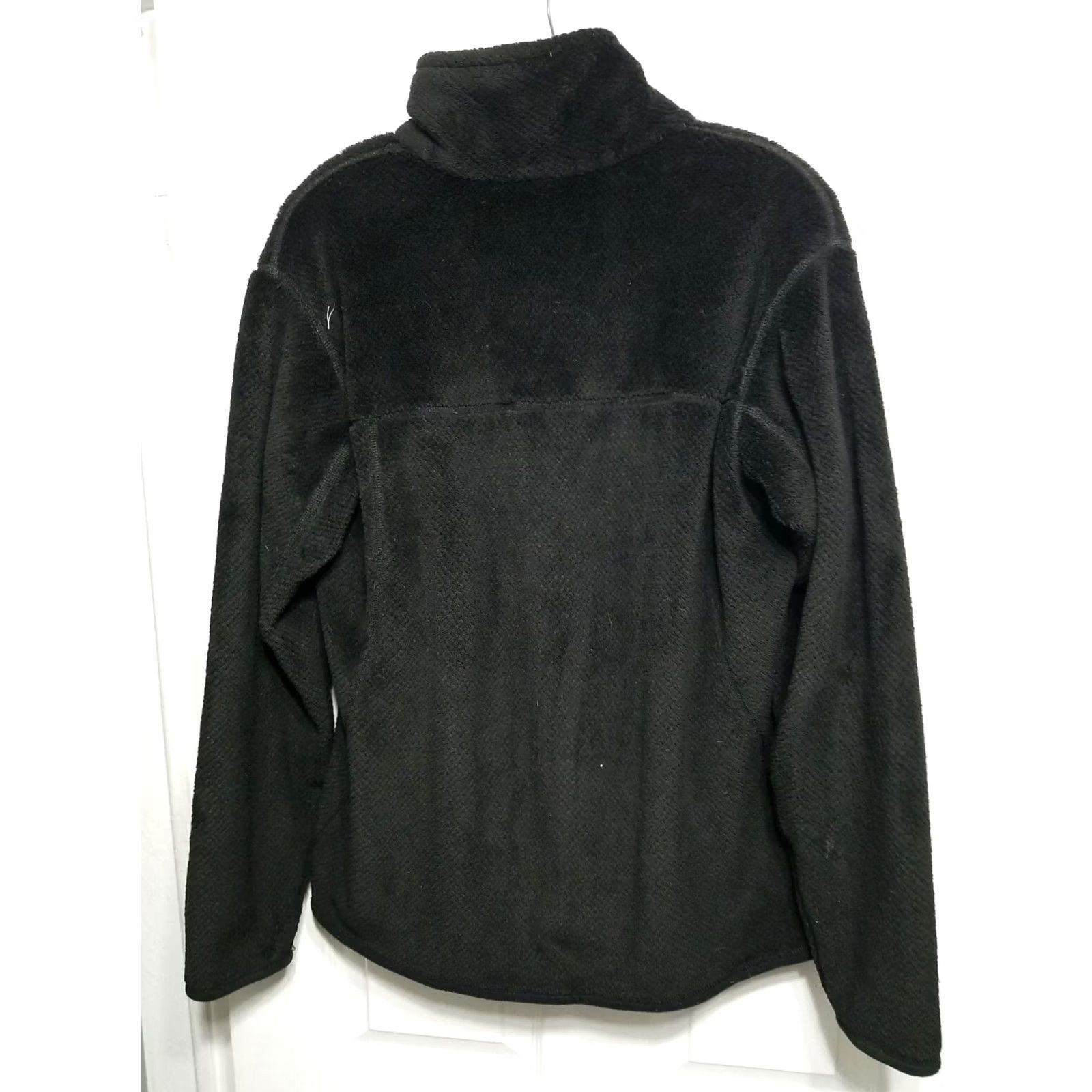 Patagonia VINTAGE Patagonia Women’s XL Black Re-Tool Snap T Fleece Pullover Top Size XL / US 12-14 / IT 48-50 - 3 Thumbnail