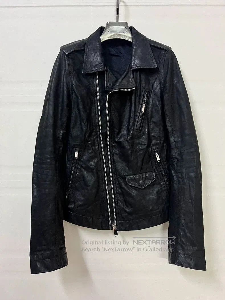 Rick Owens Rick Owens Motorcycle rider leather coat jacket. Size US S / EU 44-46 / 1 - 3 Thumbnail