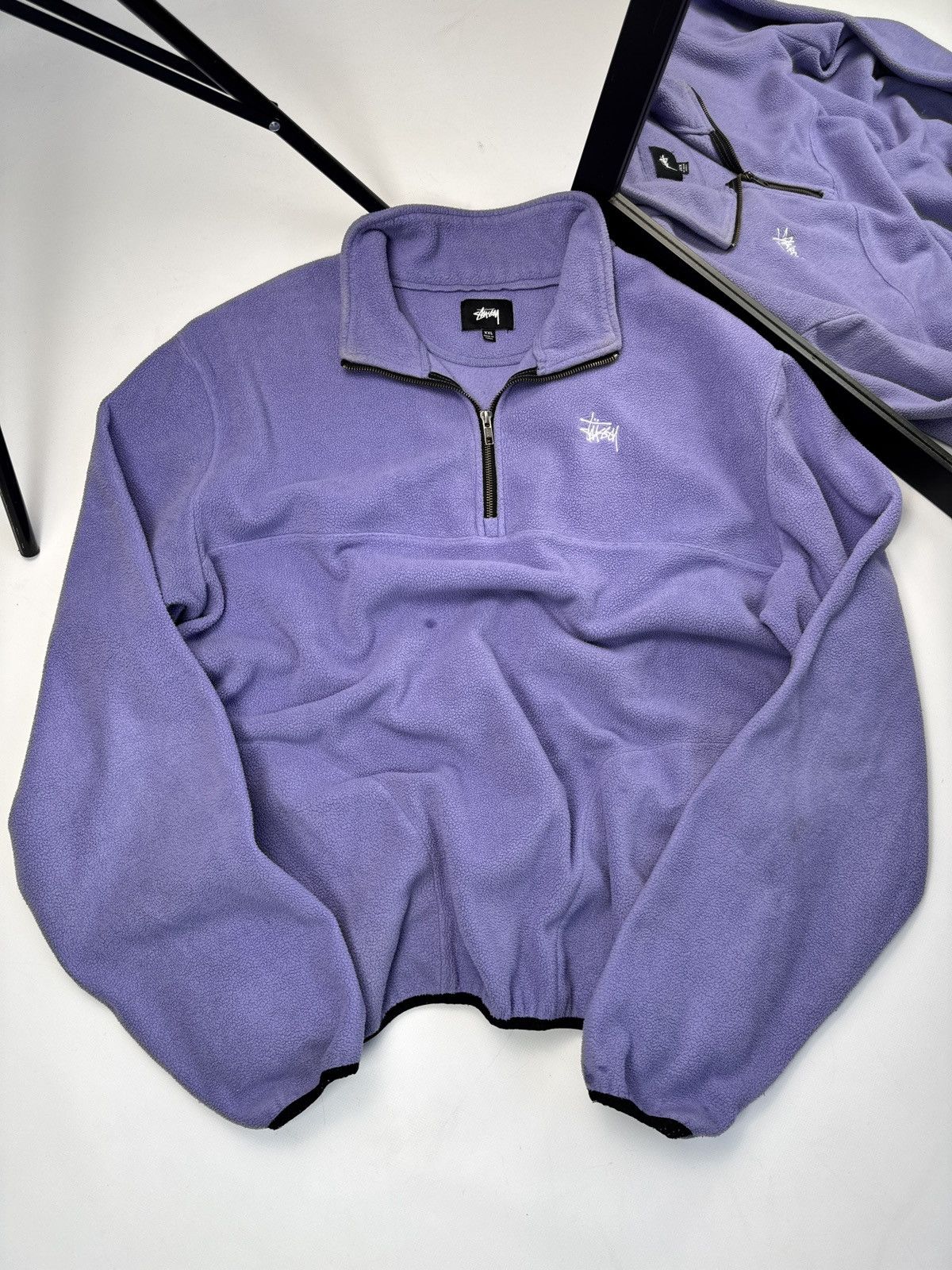 Stussy Stussy Half Zip Fleece Vintage Size US XXL / EU 58 / 5 - 1 Thumbnail