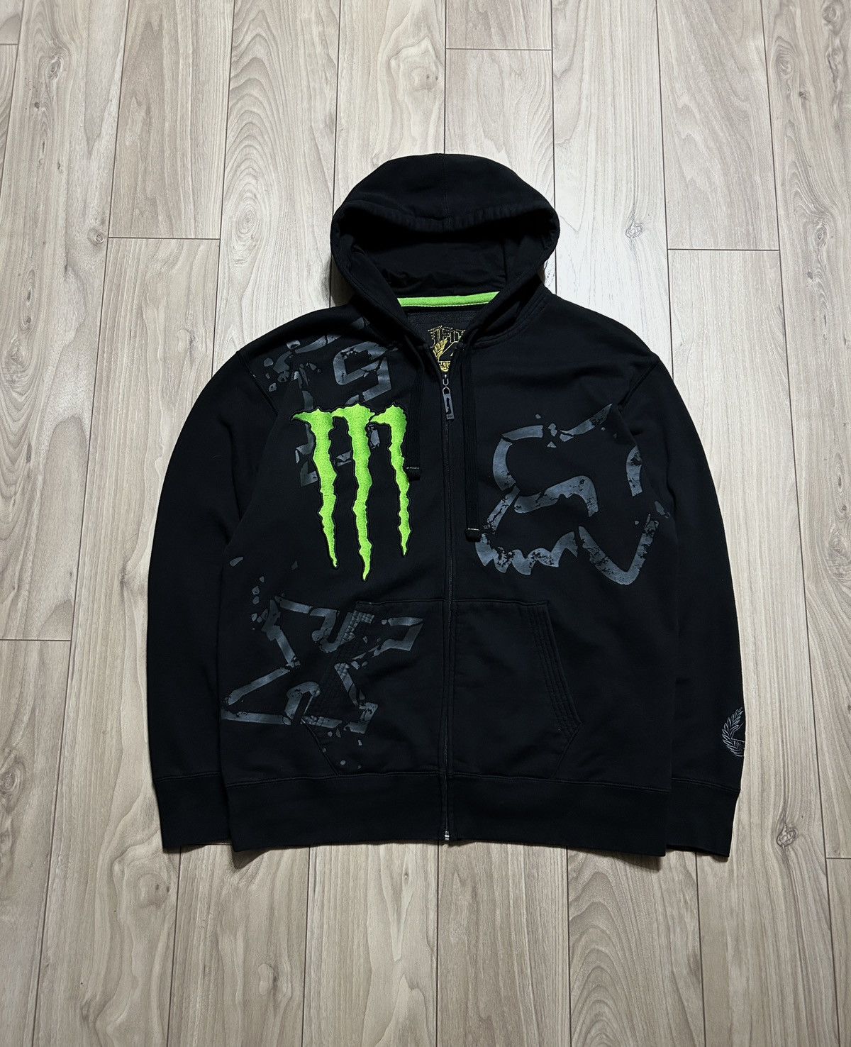 Fox Racing Fox Racing Monster Energy Zip Hoodie | Grailed