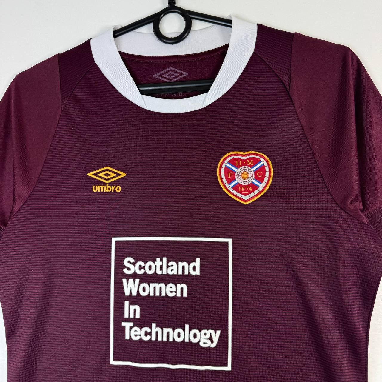 Umbro Umbro Heart Of Midlothian Home Shirt Scotland Women Size M Size M / US 6-8 / IT 42-44 - 2 Thumbnail