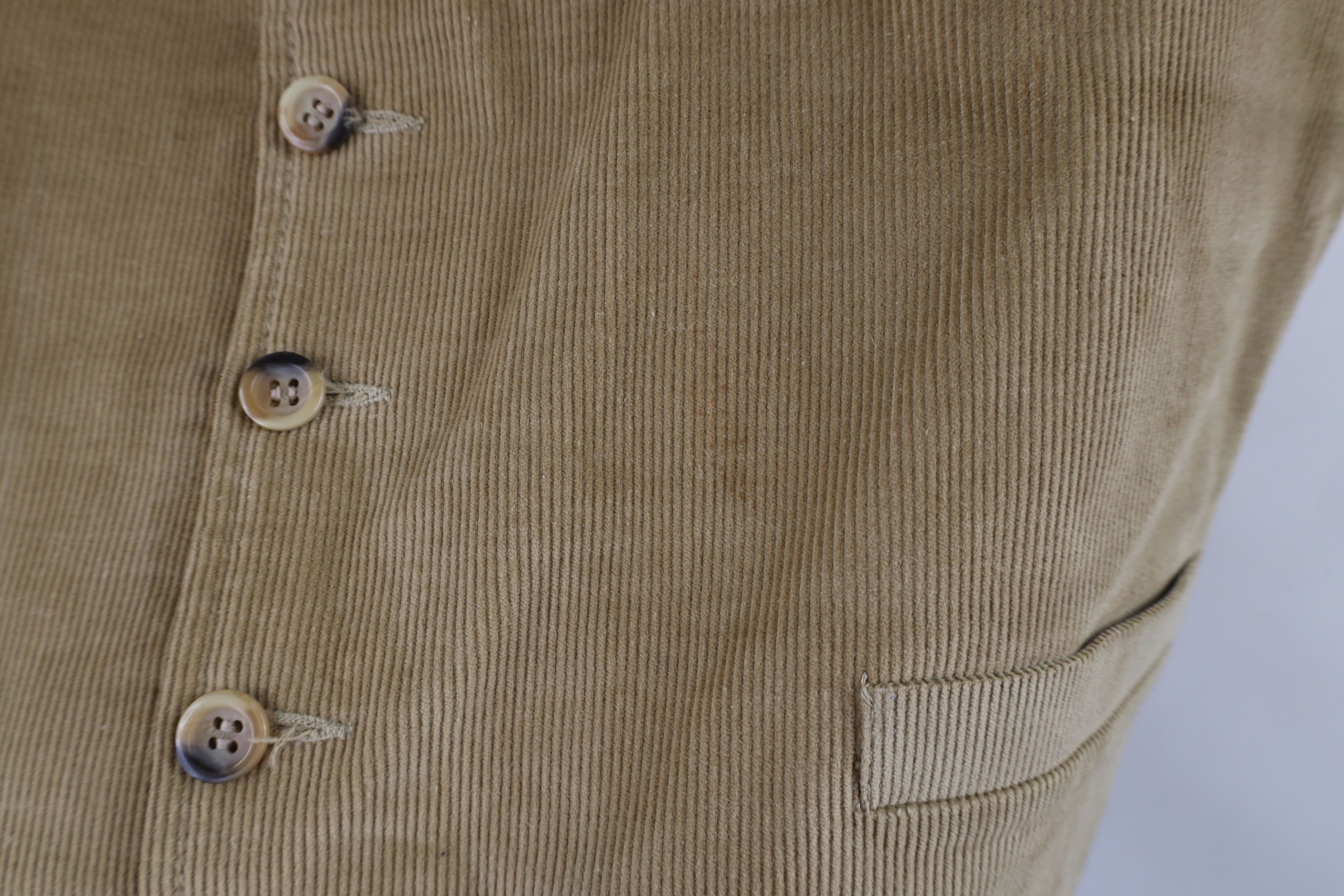 Vintage Vintage 60s 70s Streetwear Buckle Back Corduroy Vest Jacket Size US XL / EU 56 / 4 - 5 Thumbnail