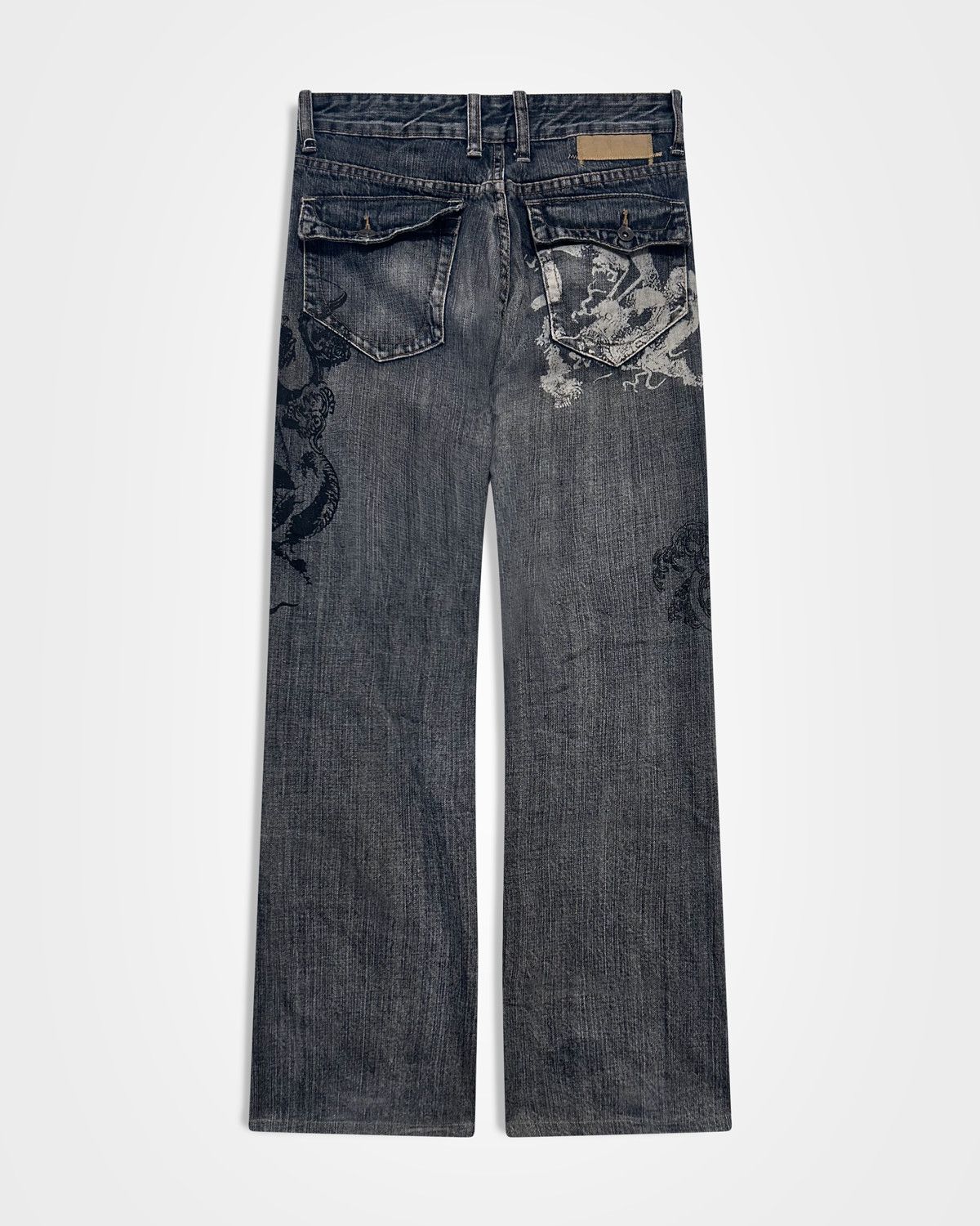 semanticdesign Semantic Design, Tribal Tattoo Printed Jeans Size US 30 / EU 46 - 2 Thumbnail