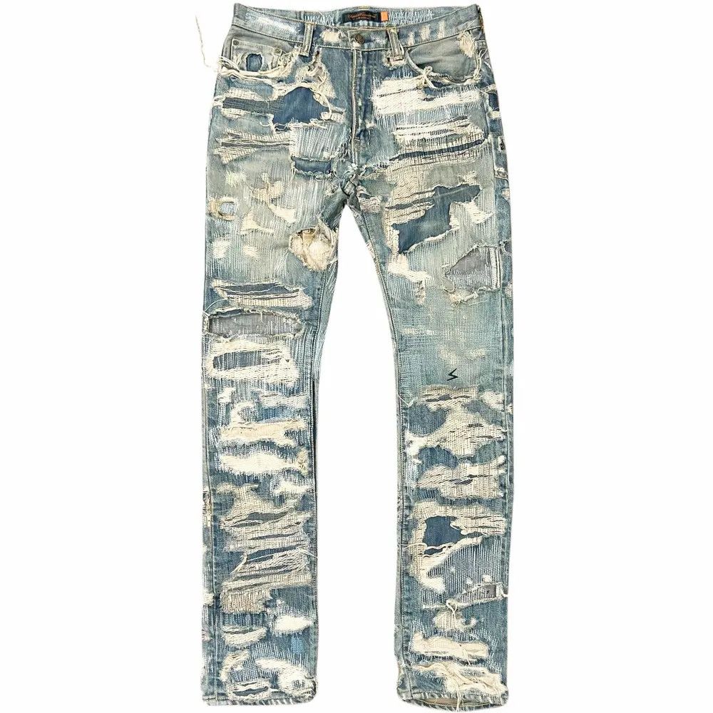 Undercover Undercover "85” Blue Denim 2005 A/W “Arts & Crafts” Men's Size US 32 / EU 48 - 1 Thumbnail