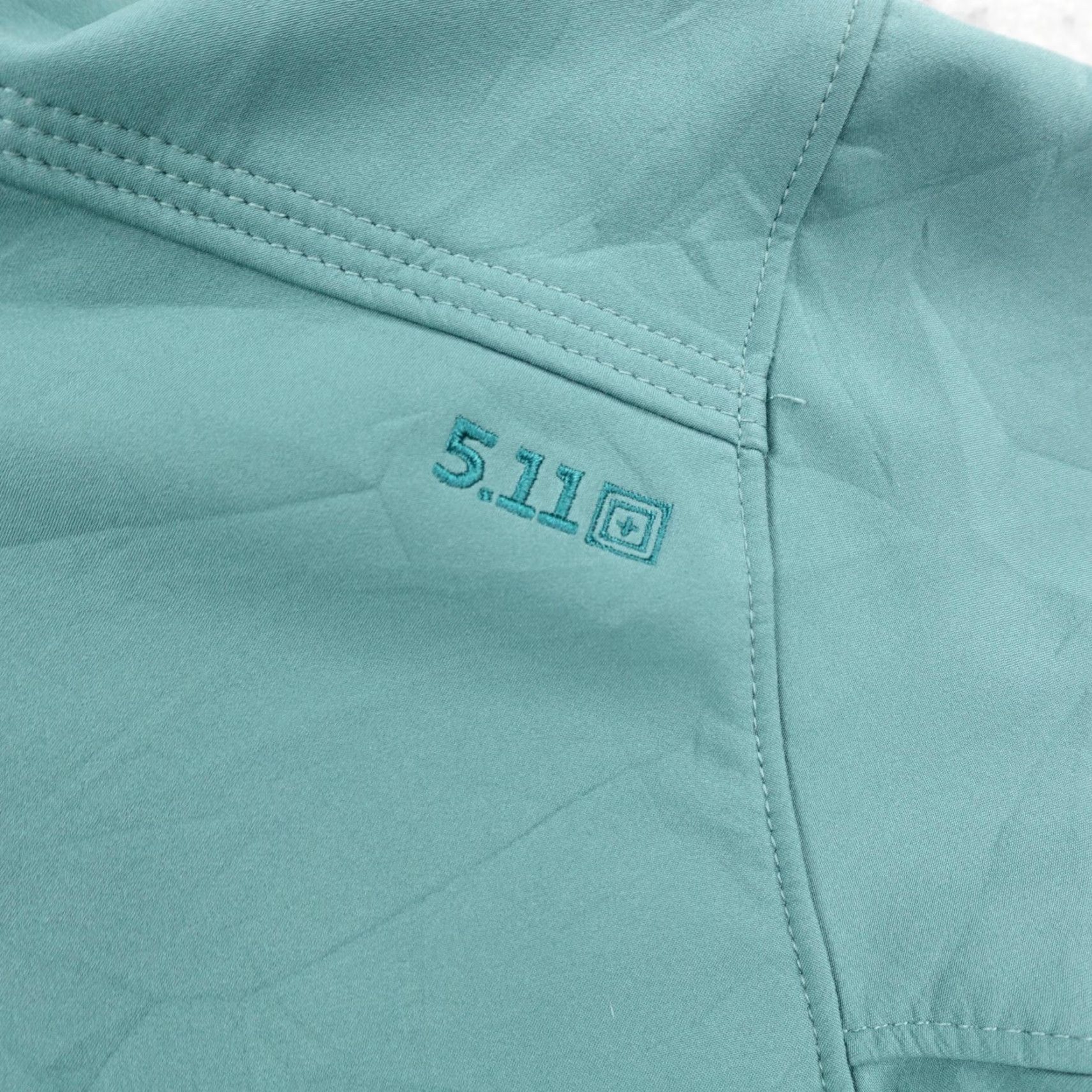 Vintage VINTAGE? (No) 5.11 Tactical Jacket Womens Medium Green Softshell Fleece Lined Full Zip Coat Size M / US 6-8 / IT 42-44 - 6 Thumbnail