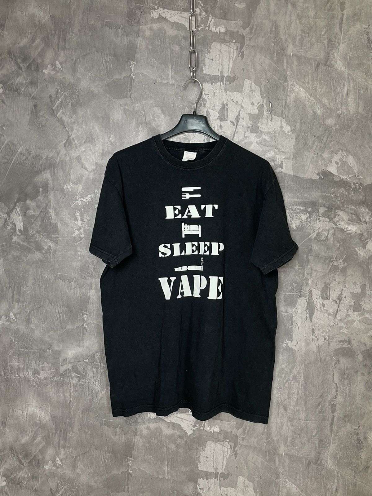 Vintage Vintage Eat Sleep Vape 90s Humor Funny Joke T shirt Size US M / EU 48-50 / 2 - 1 Thumbnail
