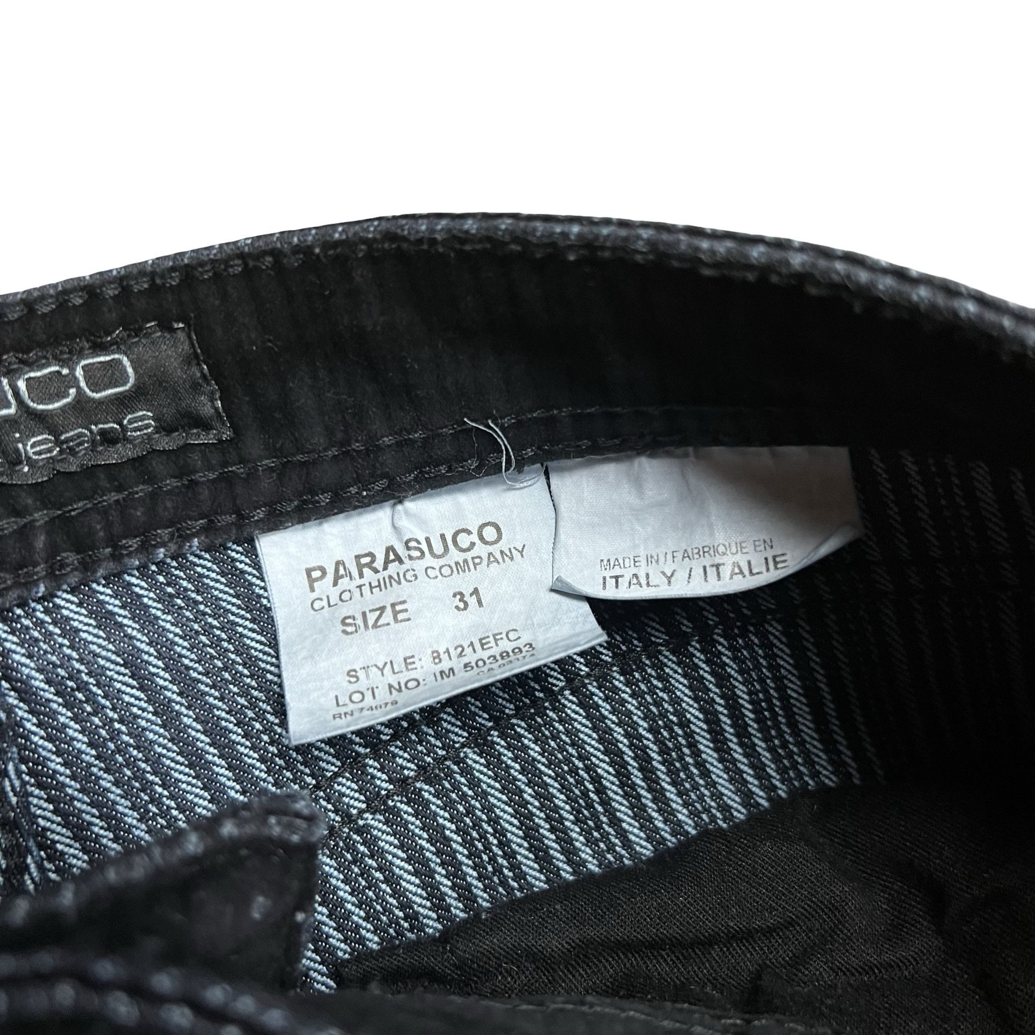 Parasuco Parasuco Made in Italy Black Velvet Pants - 30” Size US 30 / EU 46 - 8 Thumbnail