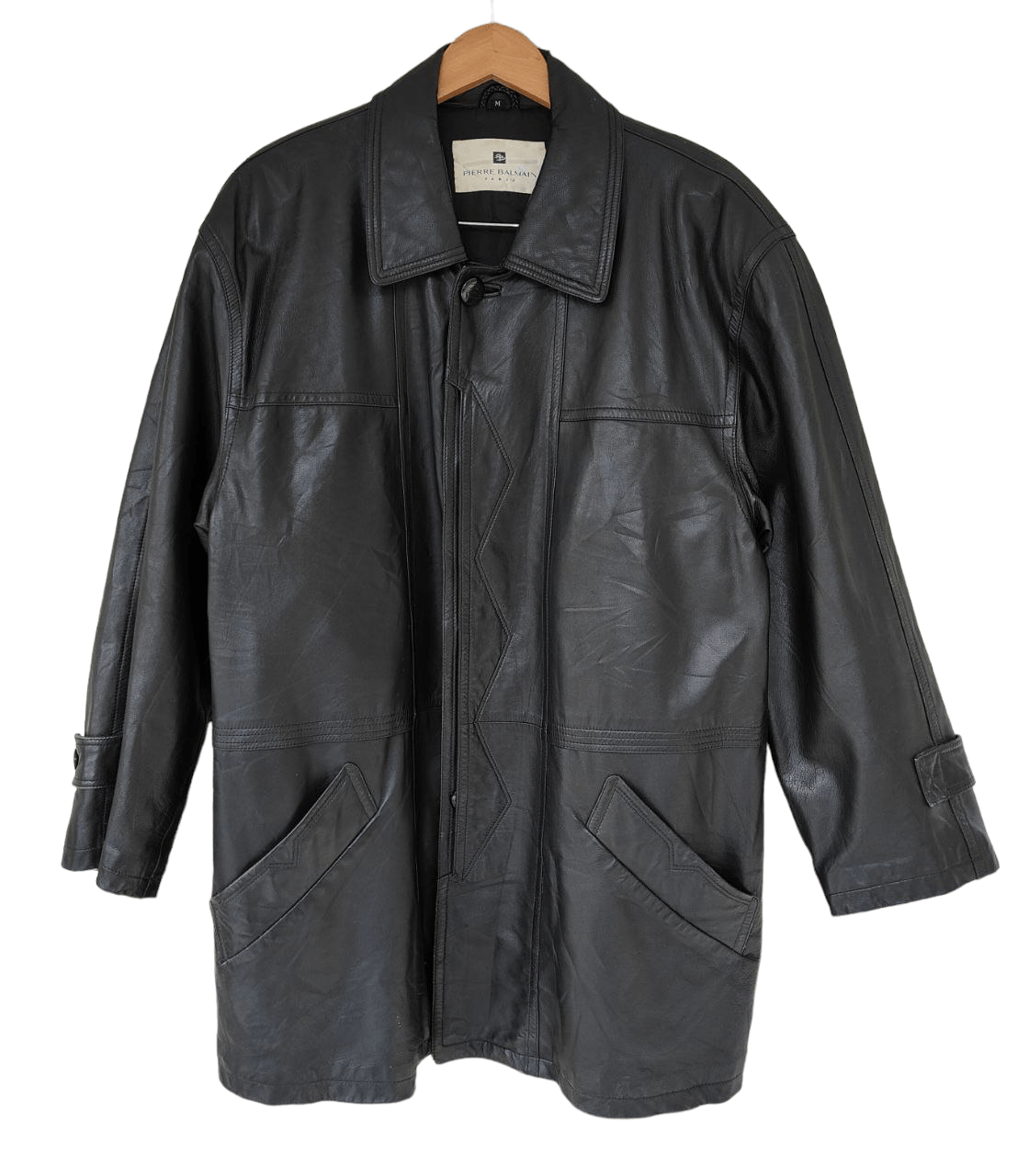 Pierre Balmain Pierre Balmain Sheepskin Leather Jacket Size US M / EU 48-50 / 2 - 1 Thumbnail