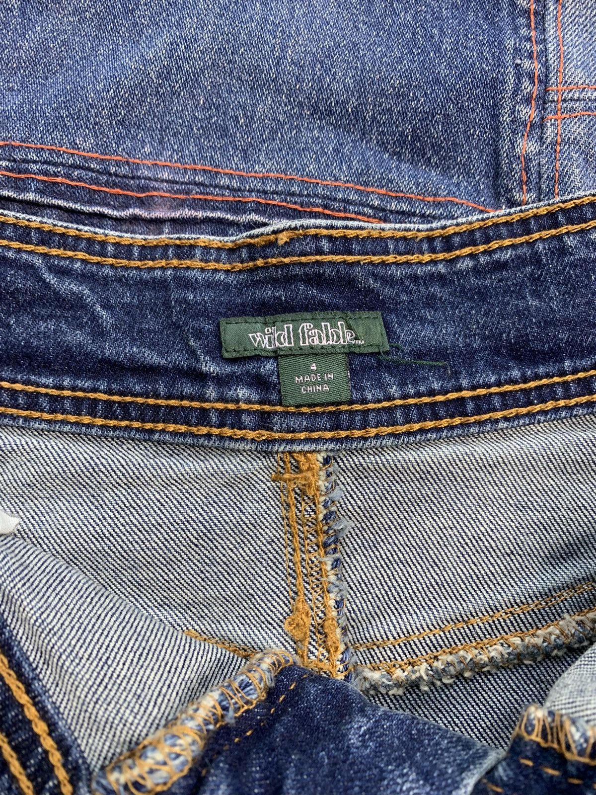 Brandy Melville × Levi's Dark Blue Denim Skirt Size 27" / US 4 / IT 40 - 3 Thumbnail