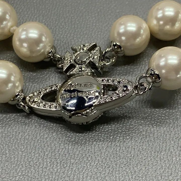 Vivienne Westwood Vivienne Westwood Grazella Pearl Choker Necklace -2507 Size ONE SIZE - 8 Thumbnail