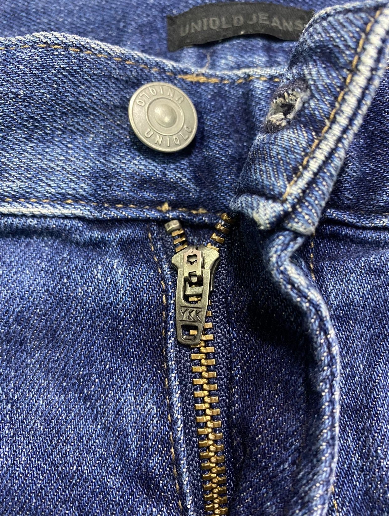 Uniqlo Uniqlo Blue Denim Men’s Straight Fit Jeans Size US 38 / EU 54 - 10 Thumbnail