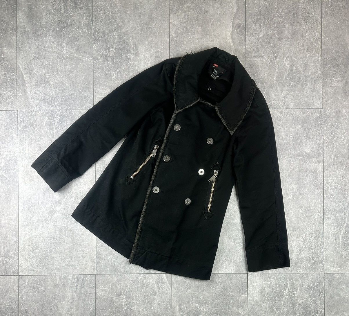 Diesel Women’s Diesel Double Breasted Black Avant Gard Jacket Size S / US 4 / IT 40 - 1 Thumbnail
