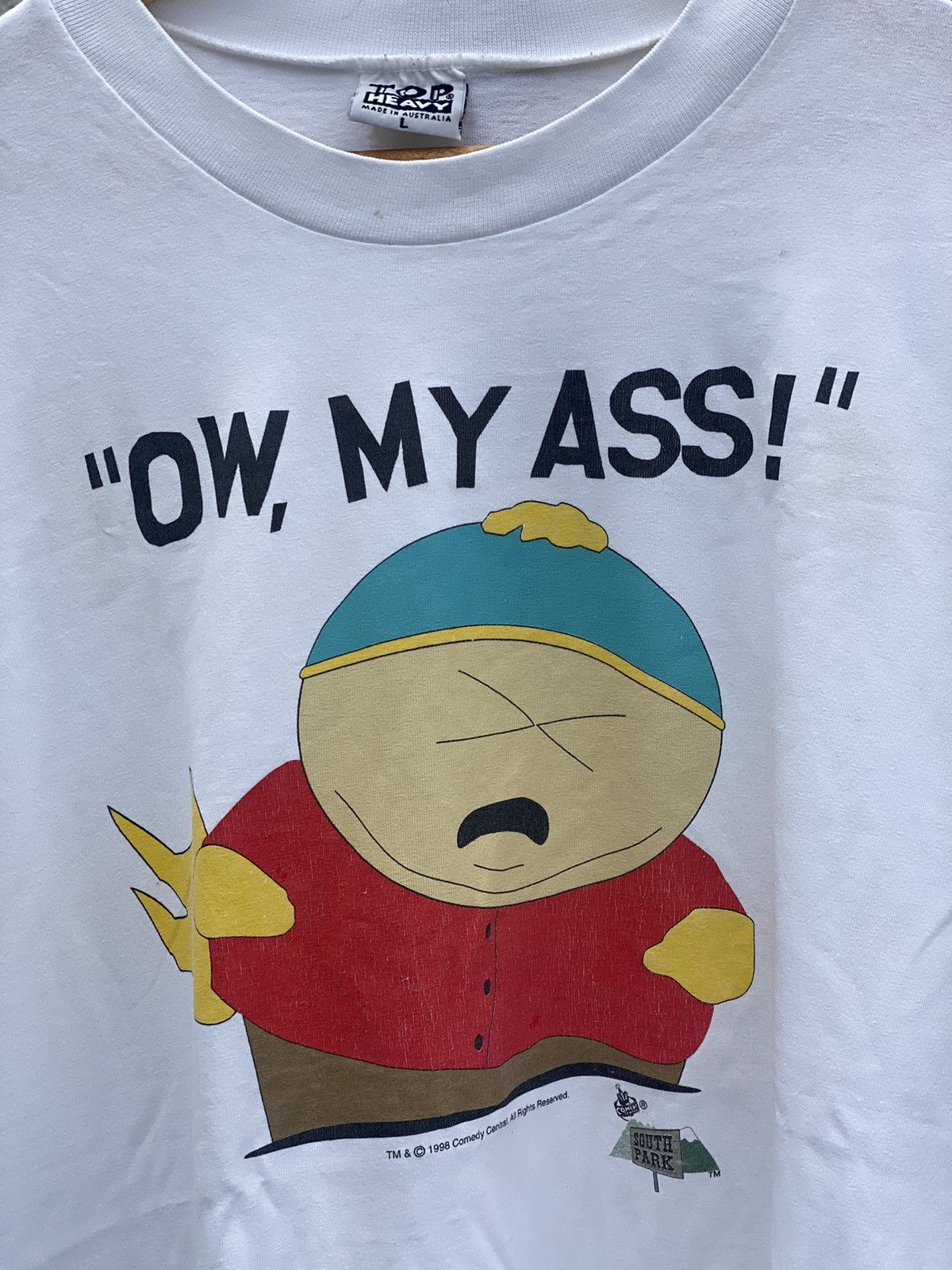 Other Vintage South Park Eric Cartman “Ow, My Ass!” 1998 Size US L / EU 52-54 / 3 - 4 Thumbnail