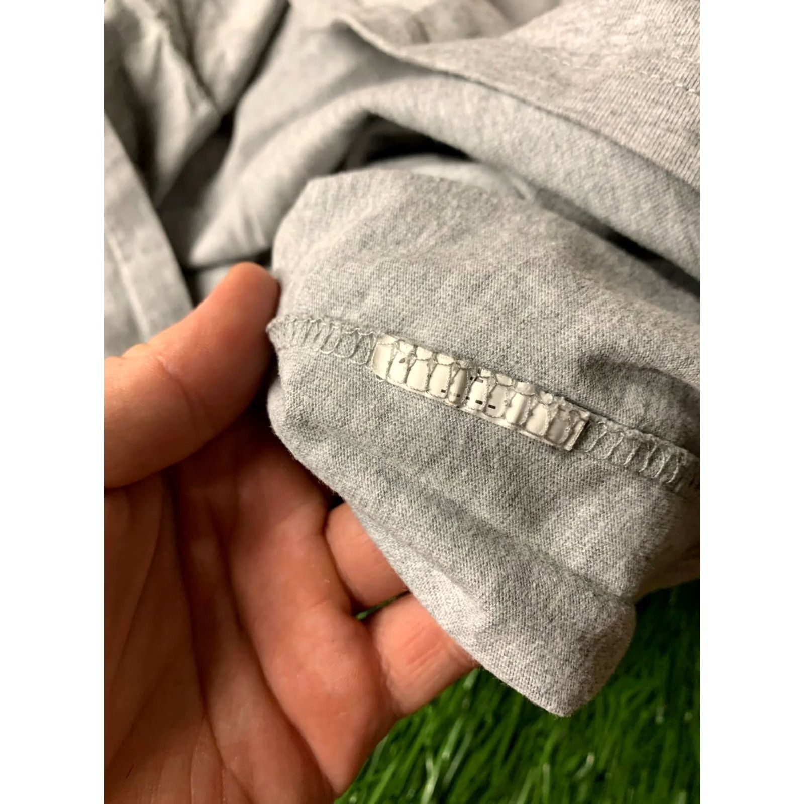 Kappa Kappa T-Shirt Shirt Men Short Sleeve Jersey Cotton Solid Gray White Navy Blue Size L Large Size US L / EU 52-54 / 3 - 6 Thumbnail