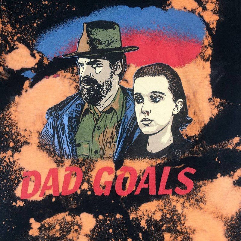 Vintage Stranger Thing Netflix "Dad Goals" T-Shirt Size US S / EU 44-46 / 1 - 5 Thumbnail