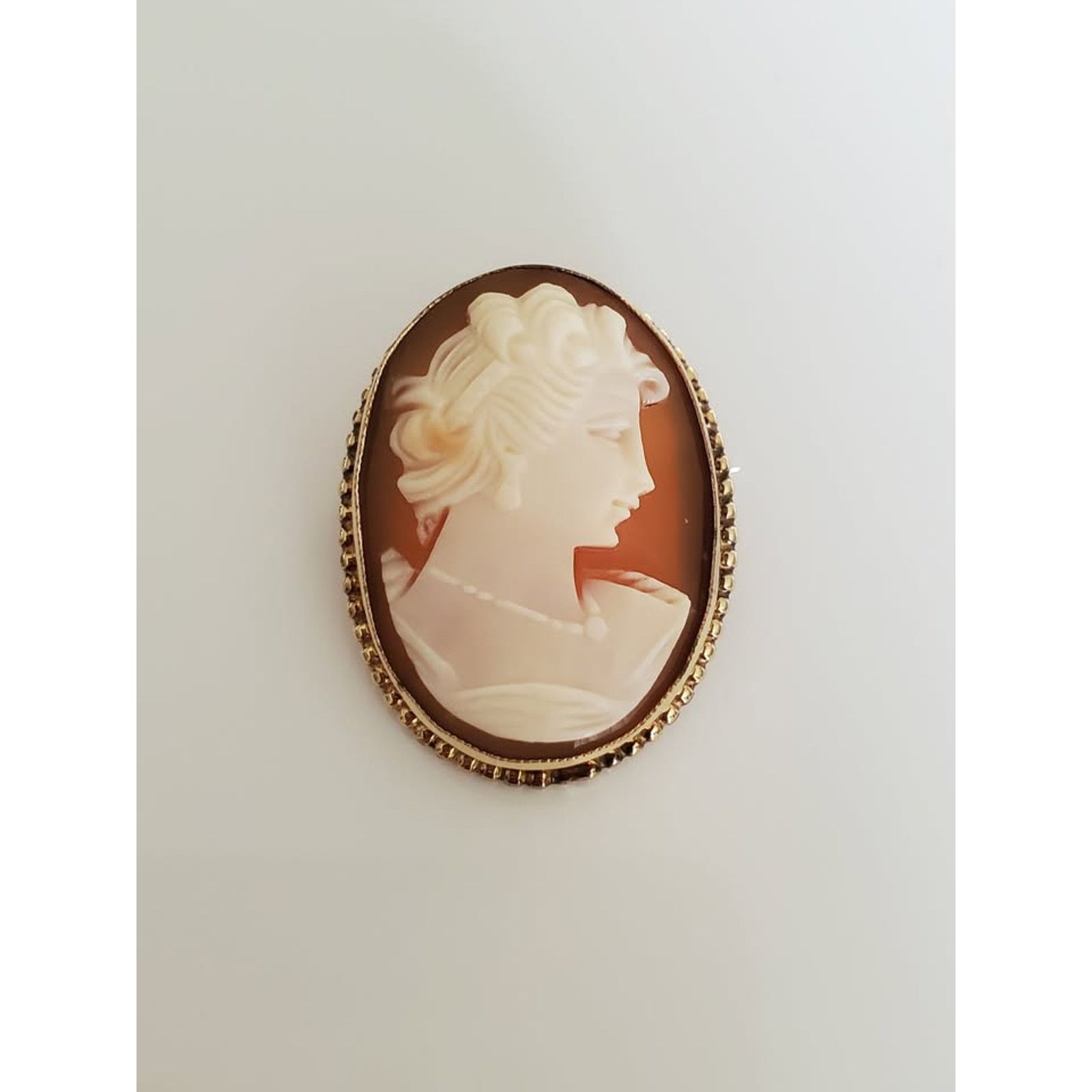 Other Vintage Victorian AMCO Gold-filled Cameo Pendant Brooch Size ONE SIZE - 1 Thumbnail