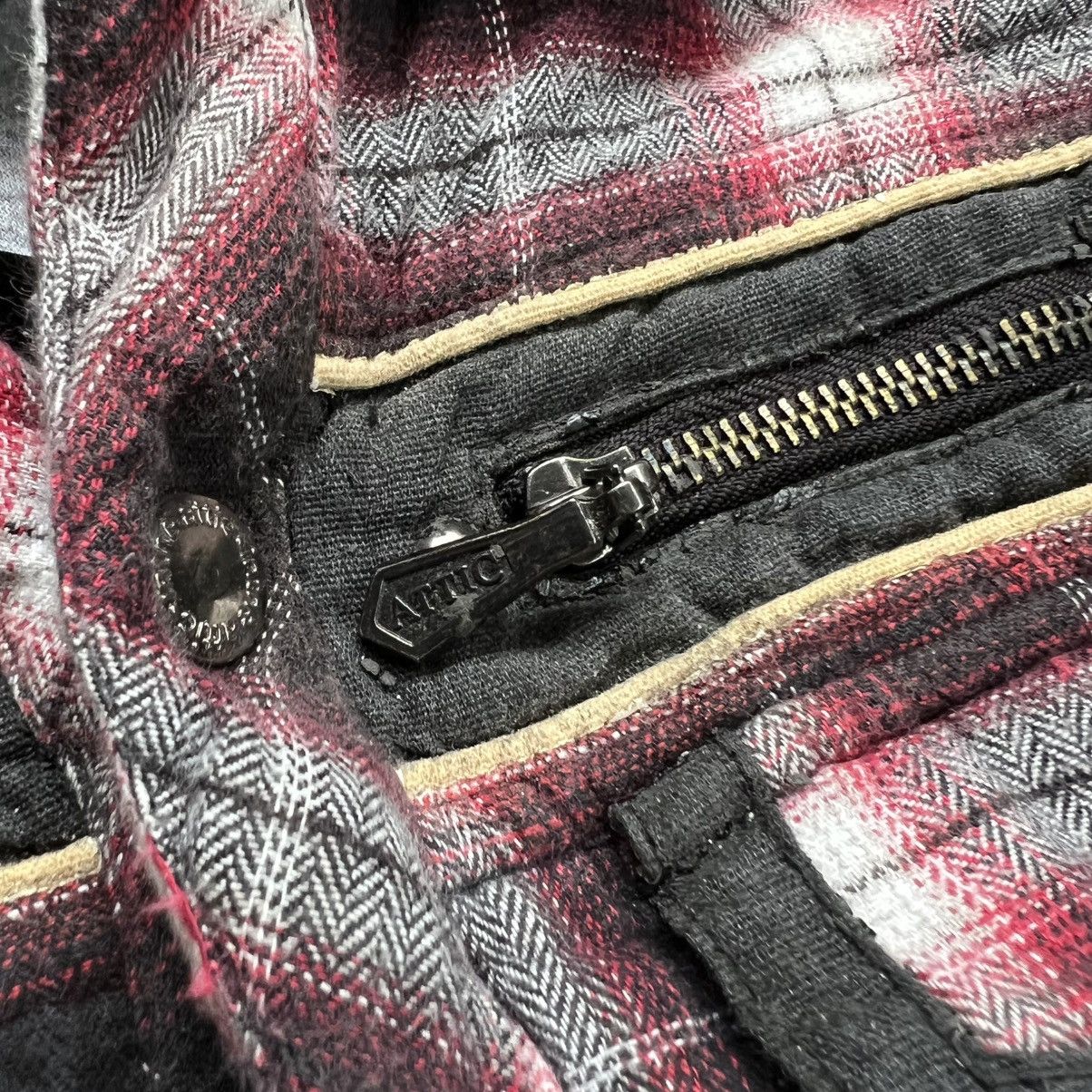 In The Attic 2000’s In The Attic Vkei Style Zip Flannel Shirt Size US M / EU 48-50 / 2 - 6 Thumbnail