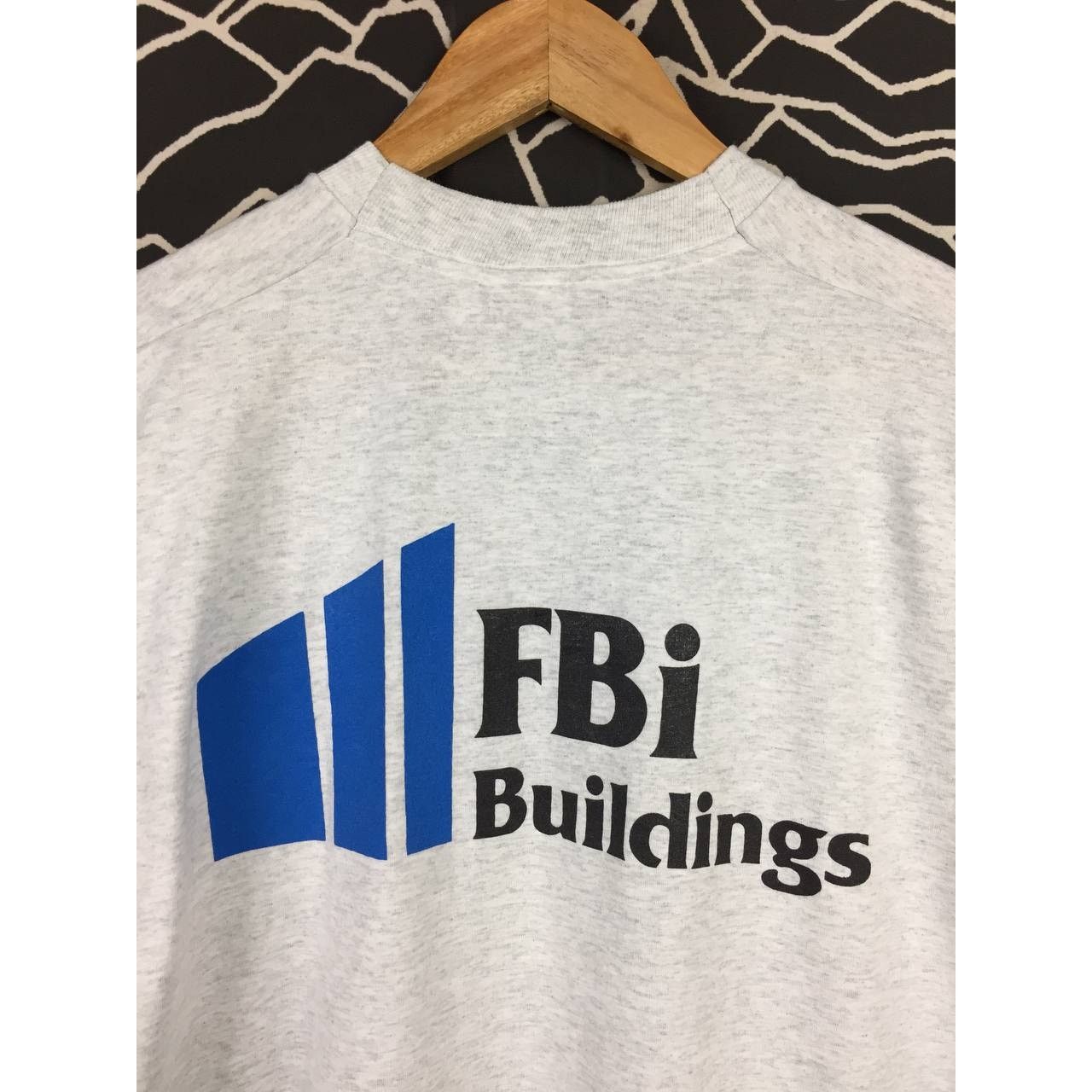 Fruit Of The Loom × Vintage Vtg 50/50 FBi Buildings Construction Company Promo Tee Size US XL / EU 56 / 4 - 3 Thumbnail