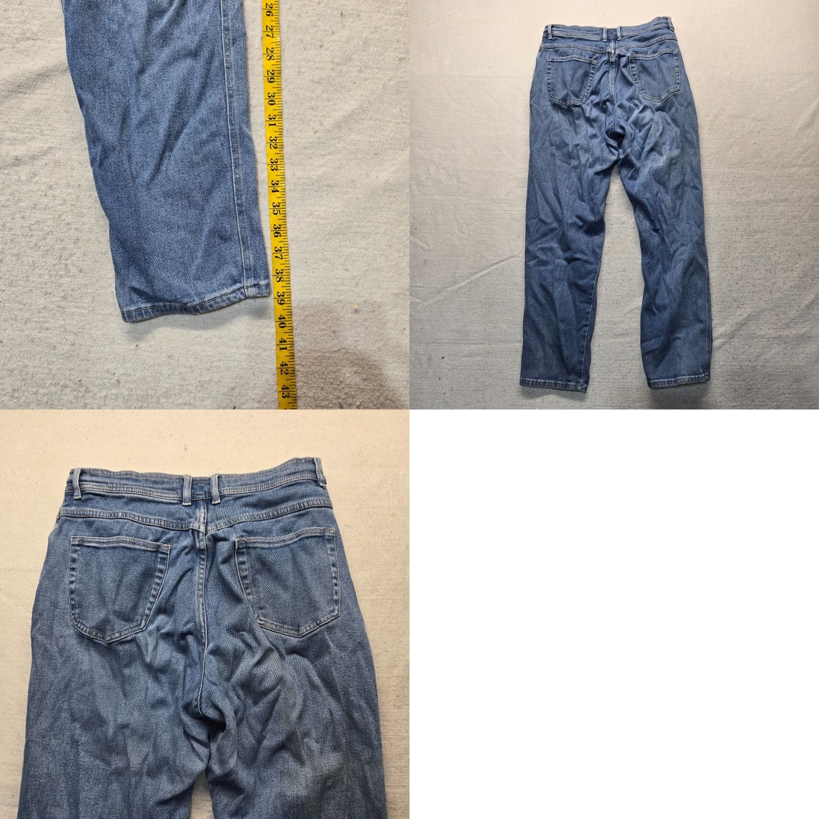 Bill Blass VINTAGE Bill Blass Jeans Women Size 12 Blue Stretch Straight Adult Womens Jeans Jeans Blue Stretch Size 12 Womens 90s Size 34" / US 12 / IT 48 - 8 Thumbnail